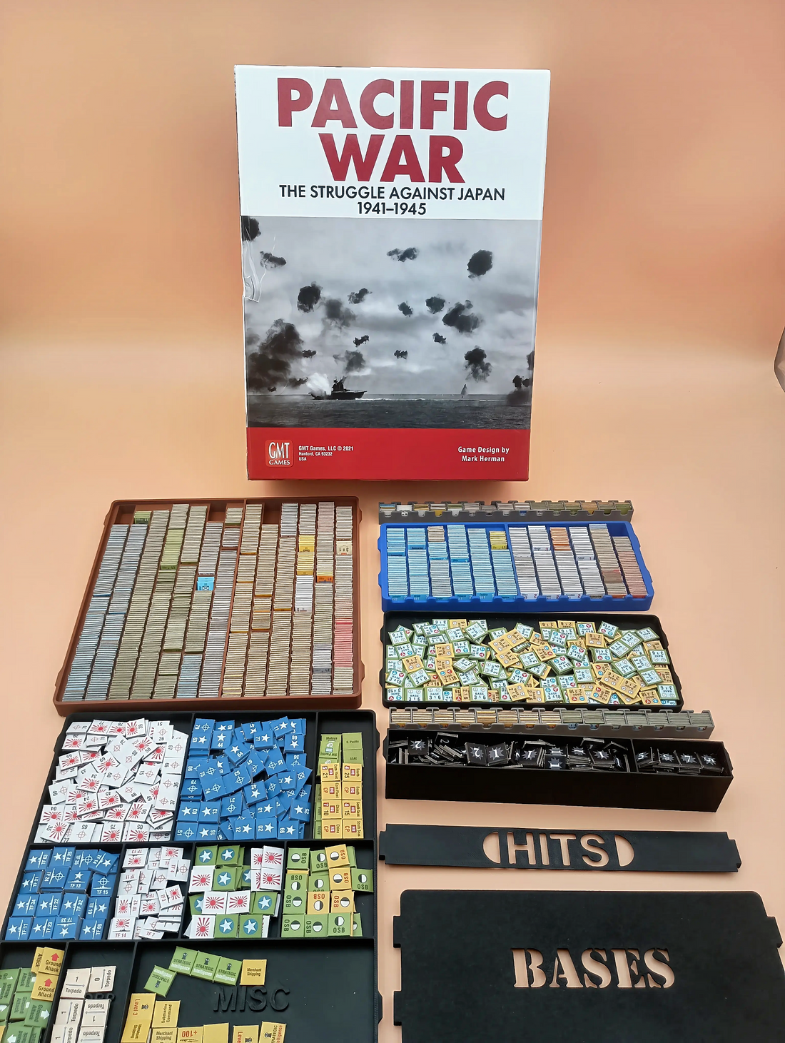 The Best Pacific War Organizer: GMT Insert Build