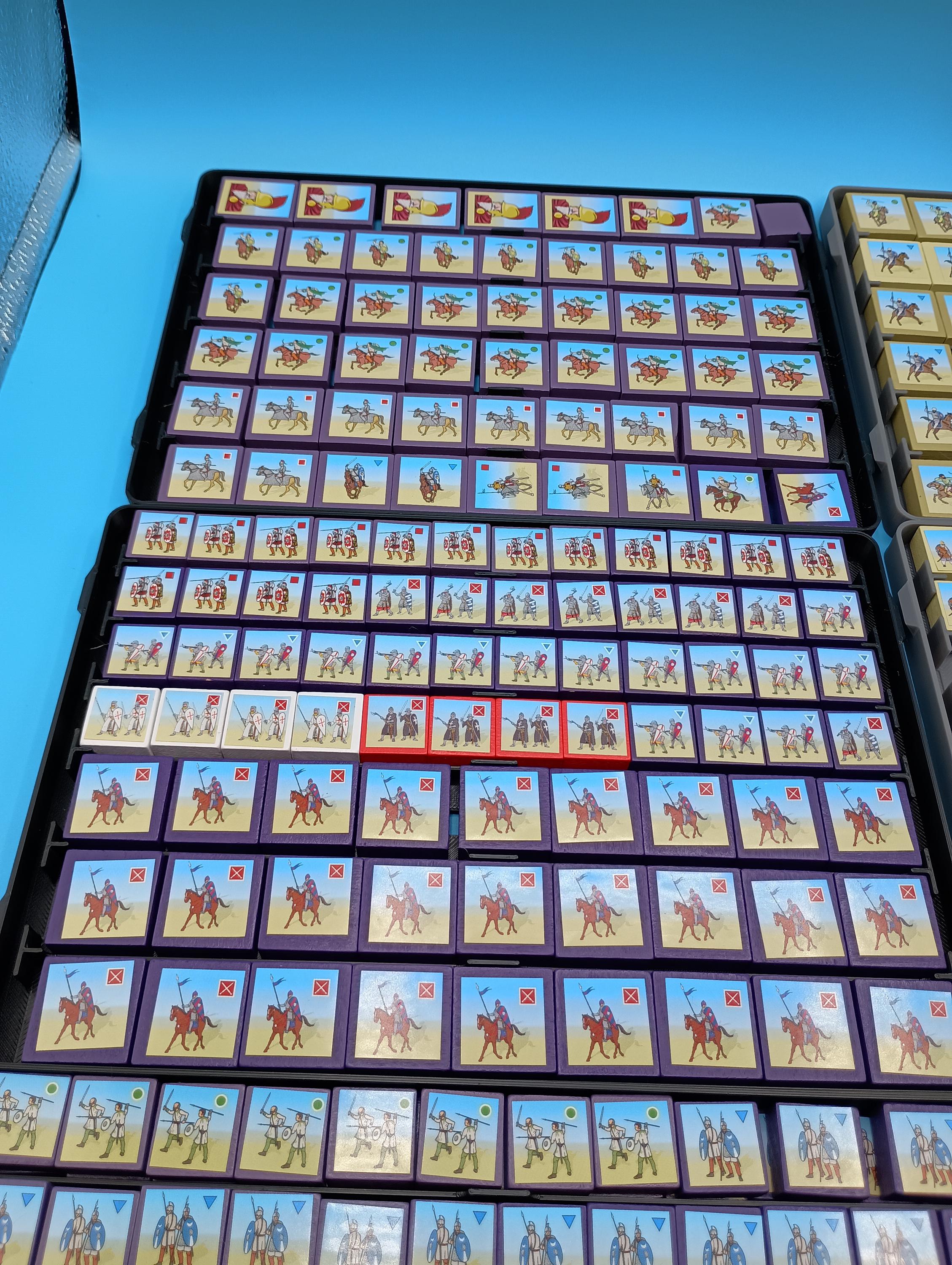 Commands and Colors Medieval Storage Organizer: Crusades Expansion Compatible with Snapping Lids