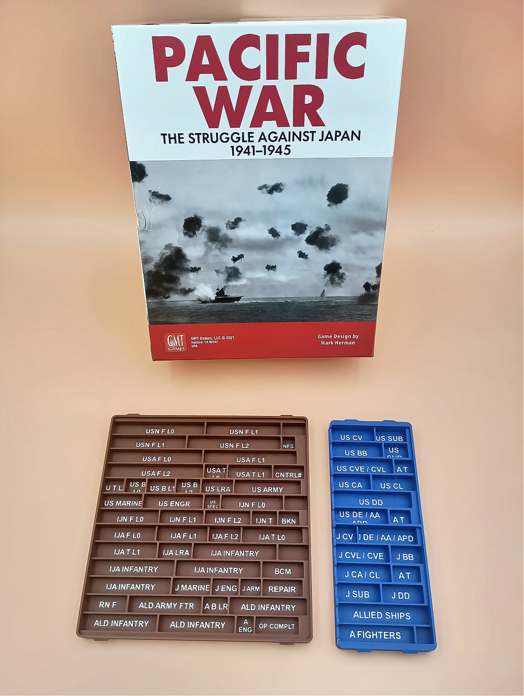 Pacific War Game Organizer & Insert