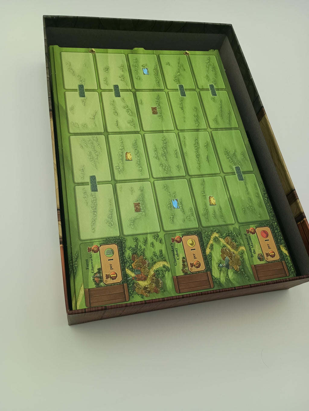 Glass Road Board Game Organizer