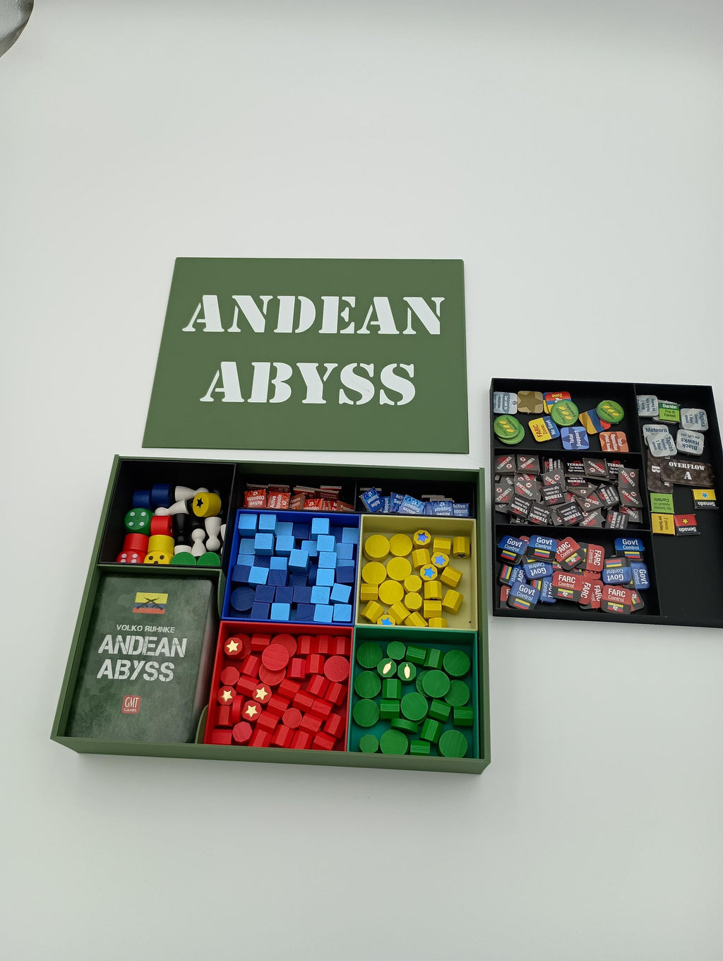 Andean Abyss Board Game Insert/Organizer