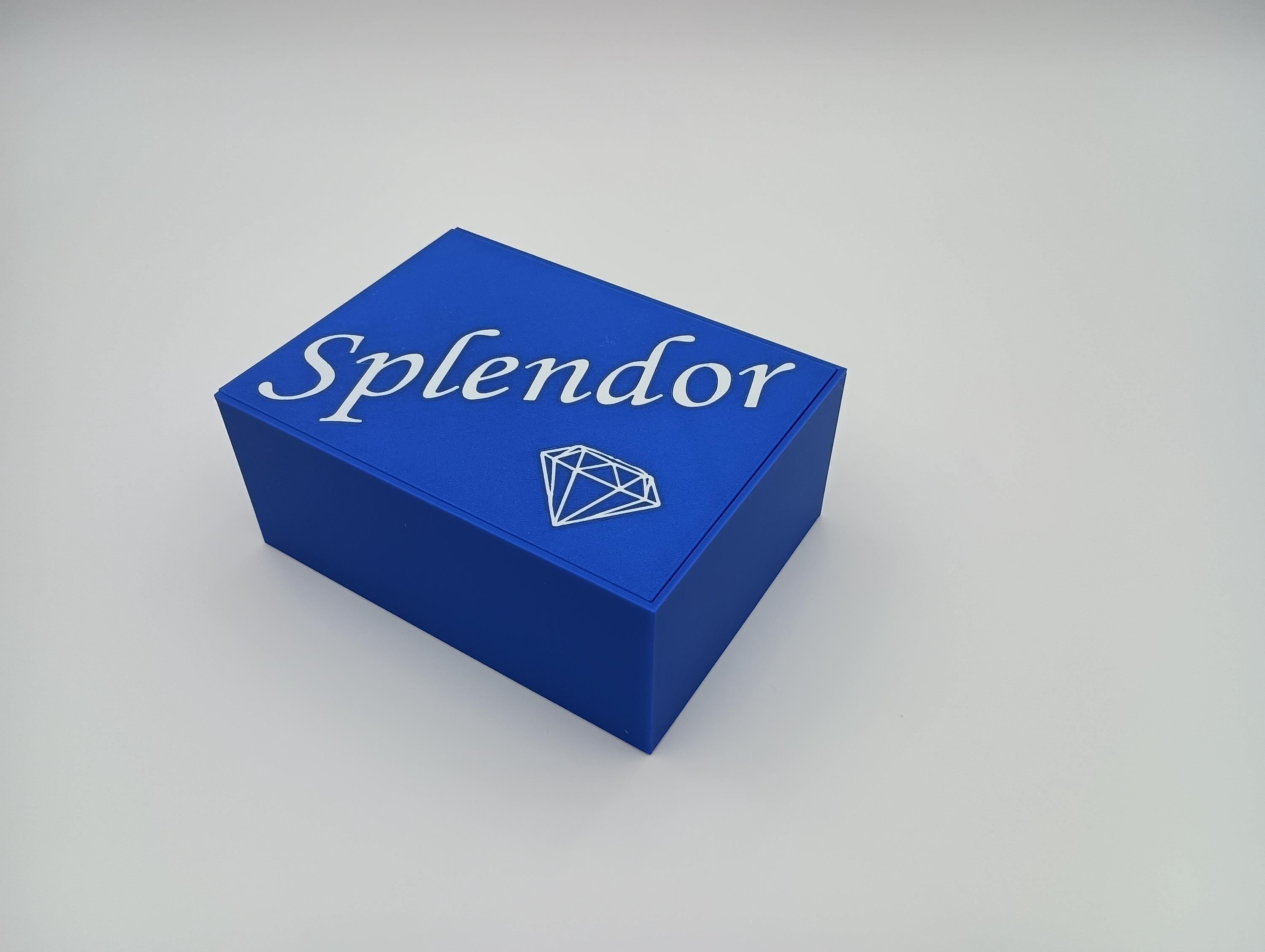Splendor board game organizer and travel box