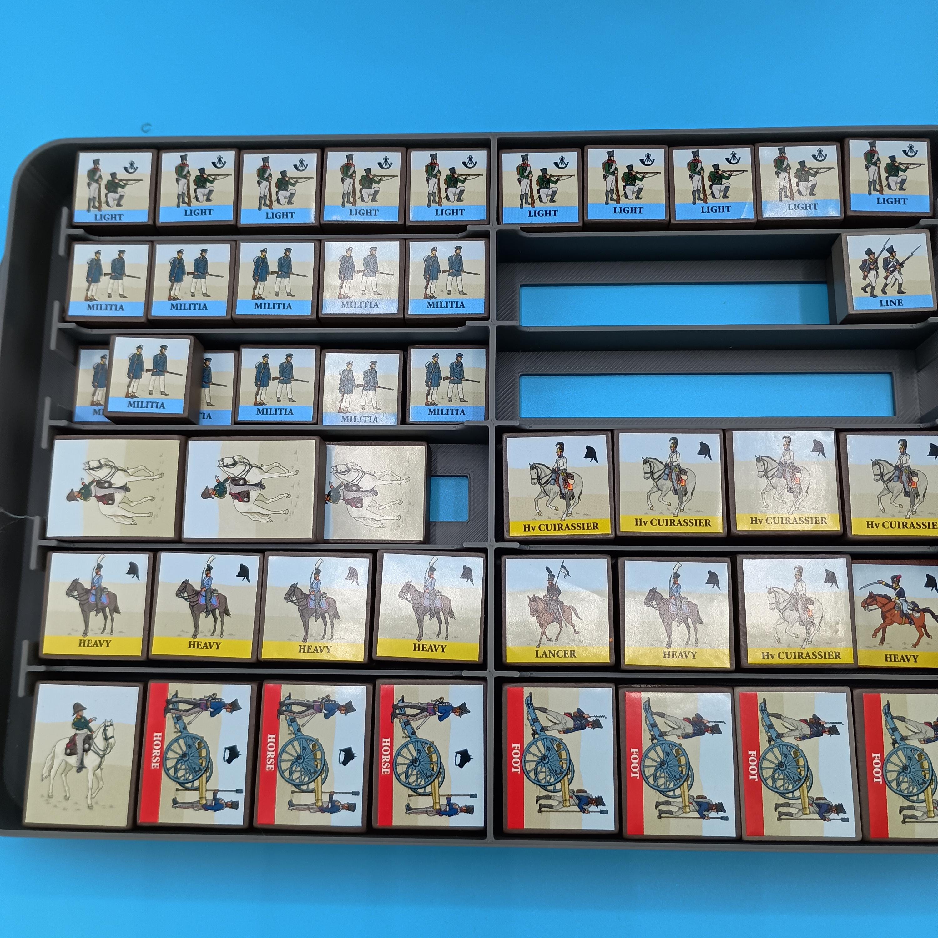Commands and Colors Napoleonics Storage Organizer: All Expansions Compatible with Snapping Lids