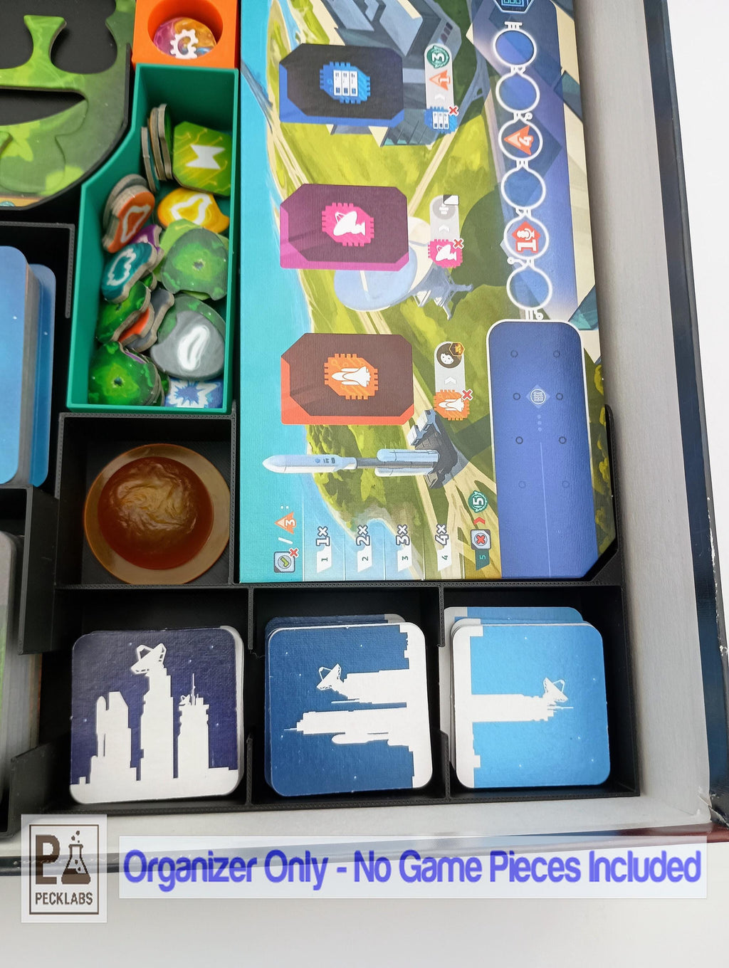 SETI and Space Agencies Expansion Game Insert/Organizer System