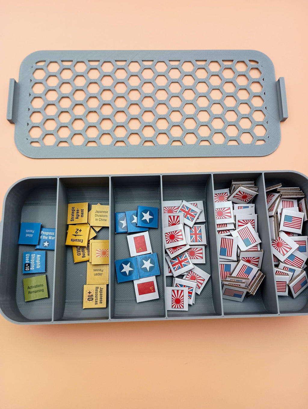 Empire of the Sun Board Game Vertical Safe Counter Organizer
