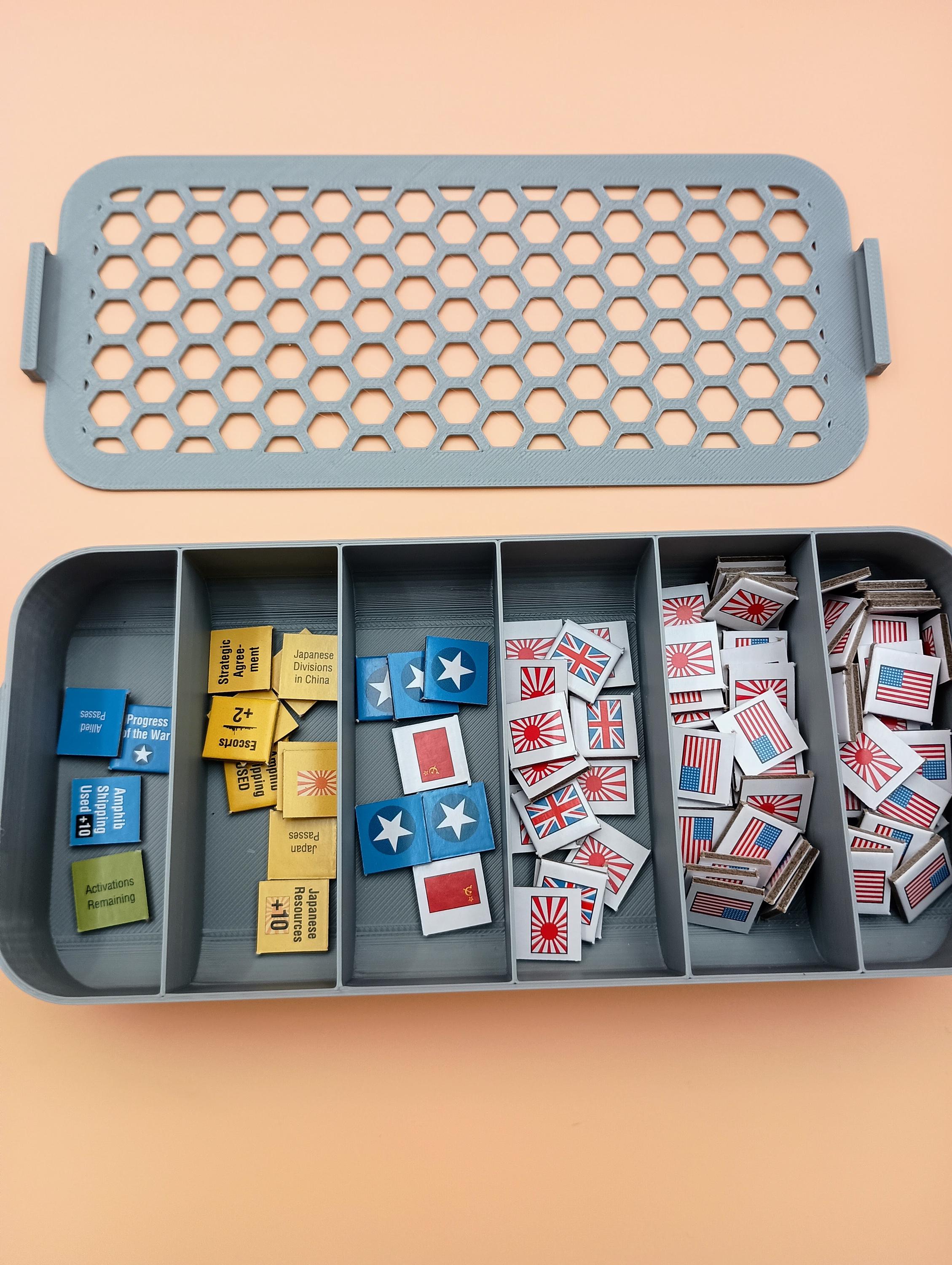 Empire of the Sun Board Game Vertical Safe Counter Organizer