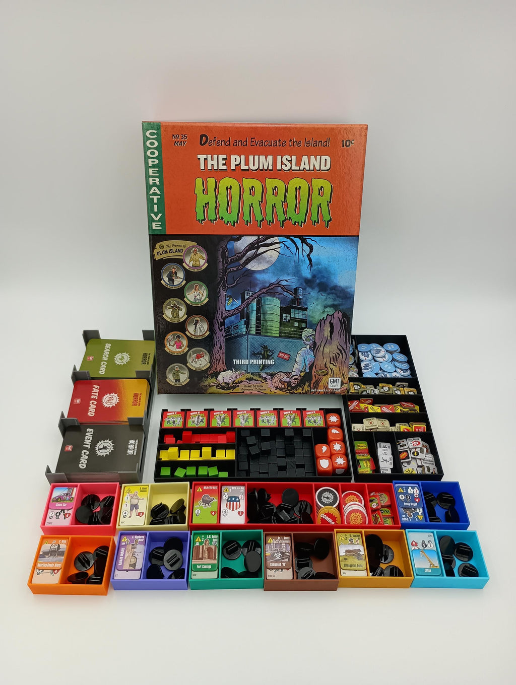 The Plum Island Horror & More of a Bad Thing Expansion Insert/Organizer
