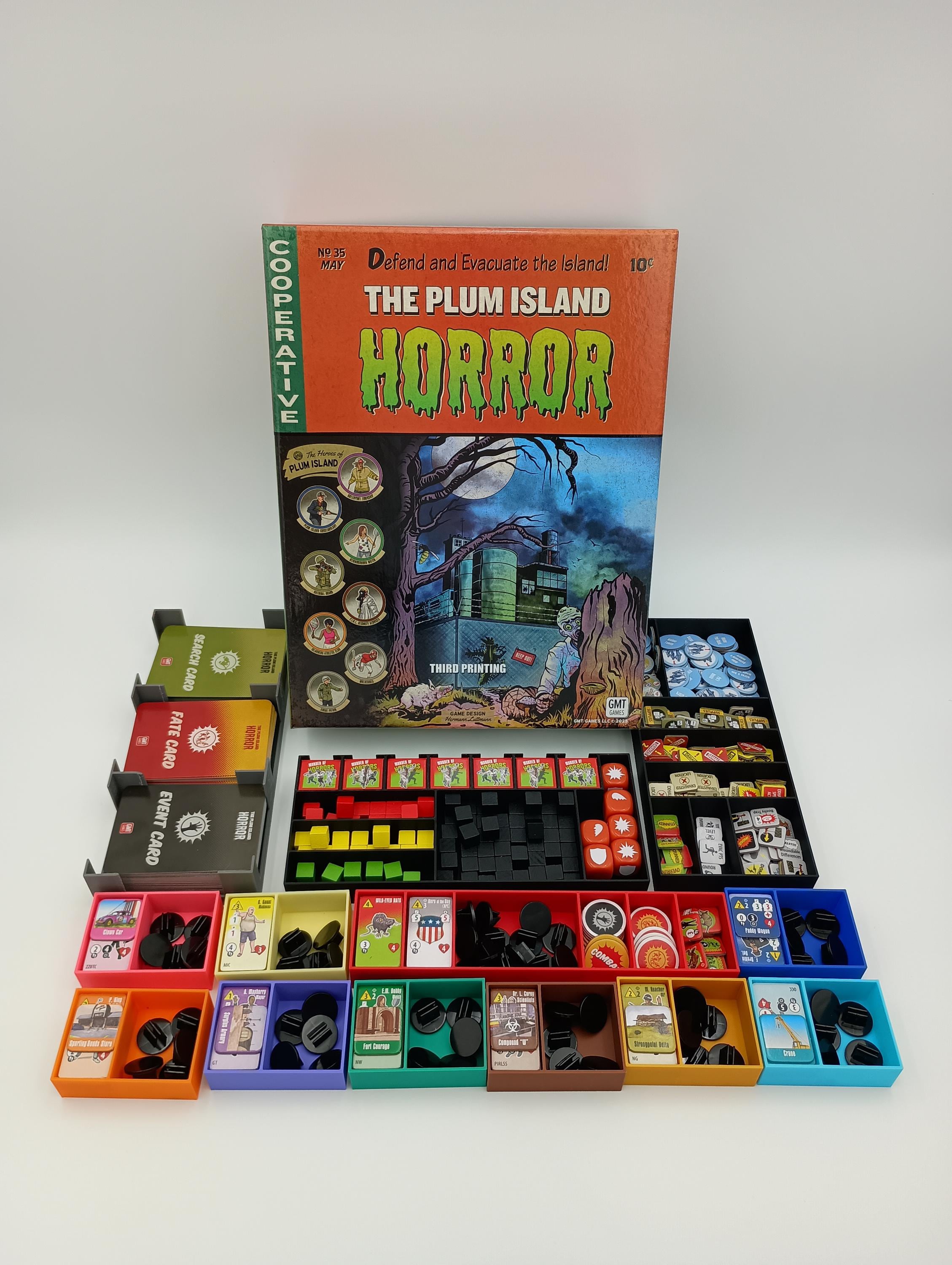 The Plum Island Horror & More of a Bad Thing Expansion Insert/Organizer
