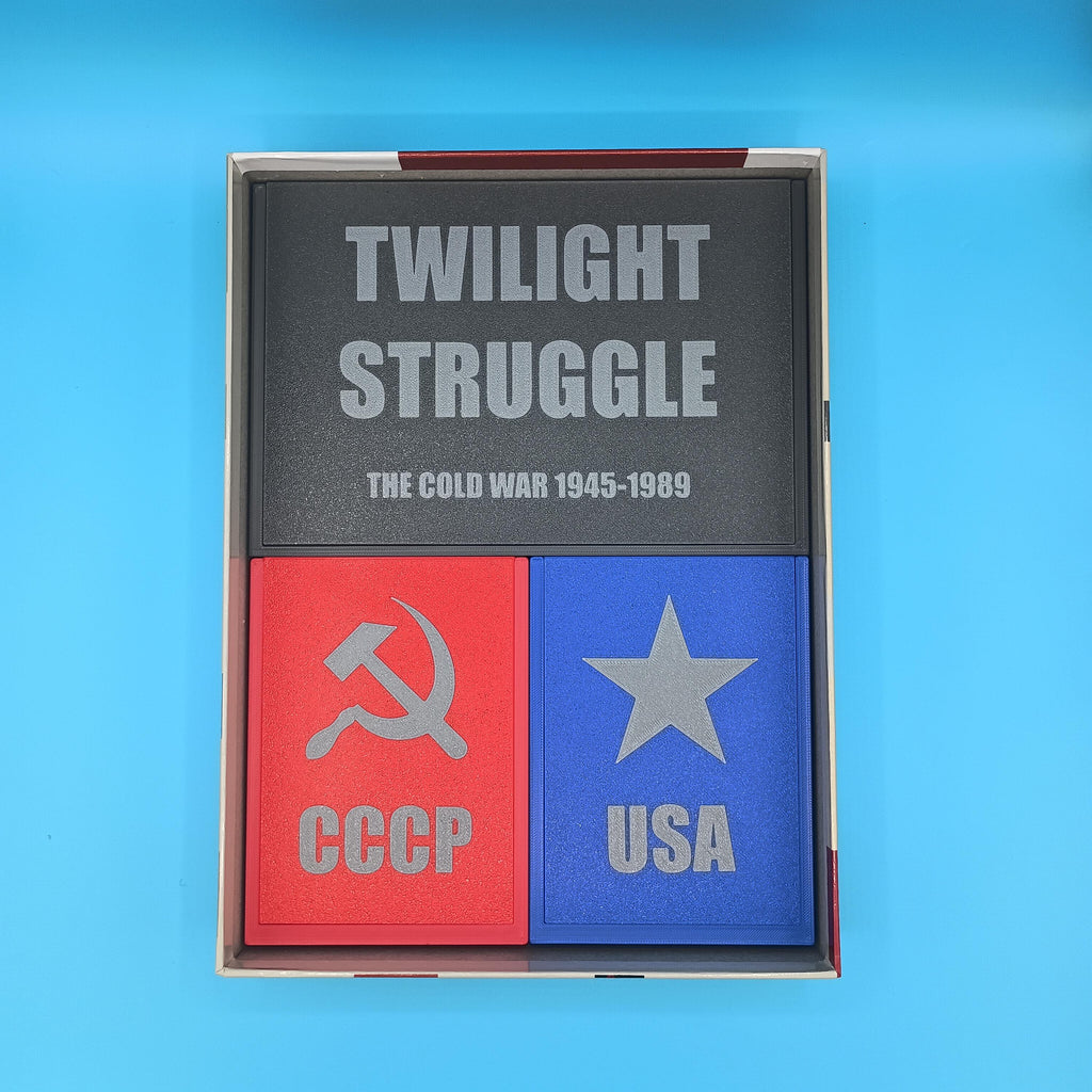 Twilight Struggle Organizer Insert with Sliding Lids