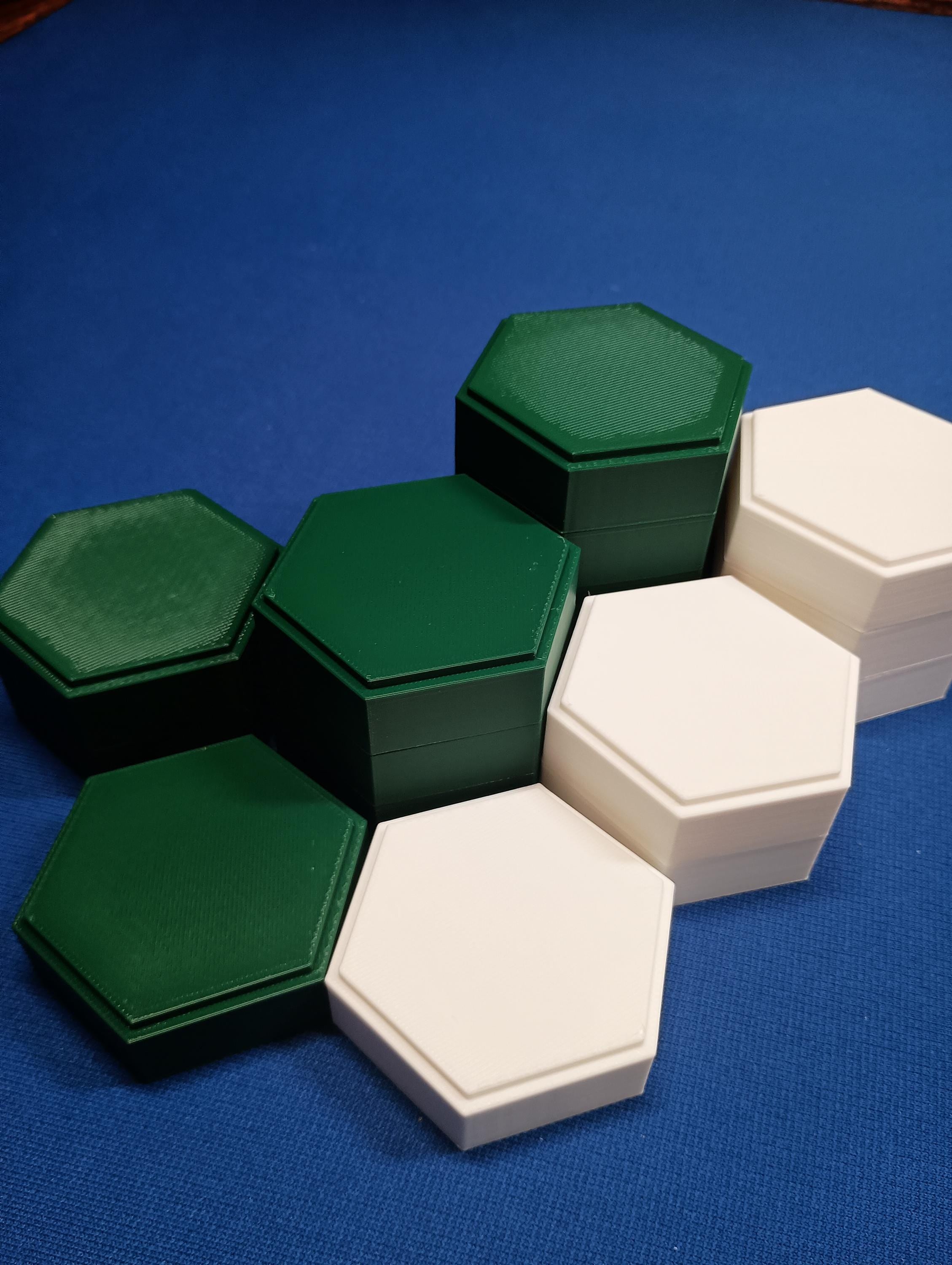Stackable Hex Terrain Tiles 17MM: Memoir '44 & Command and Colors
