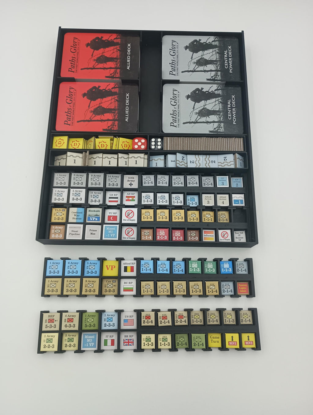 Paths of Glory Board Game Storage Organizer