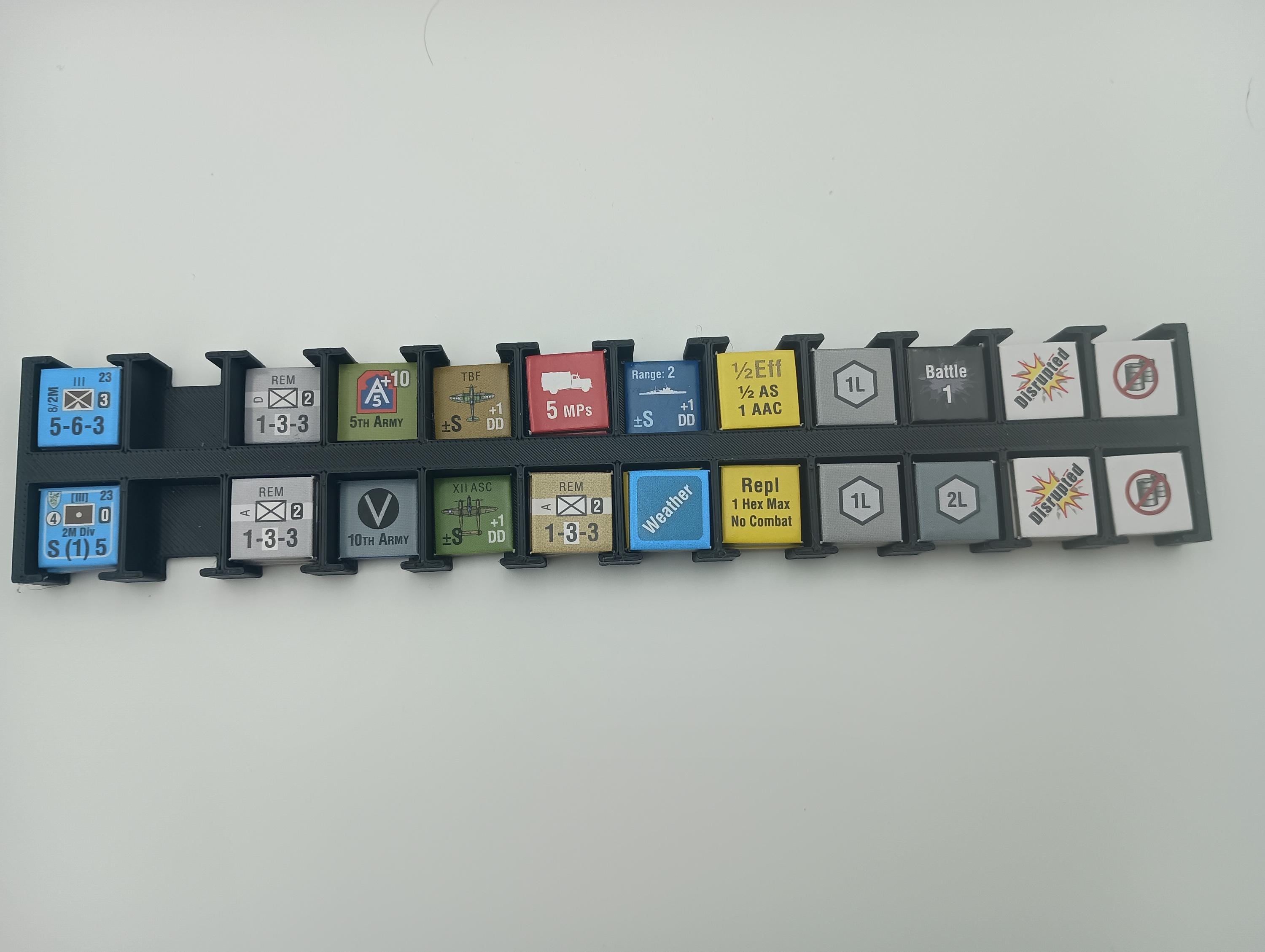 Italy 43 Board Game Counter Storage Organizer