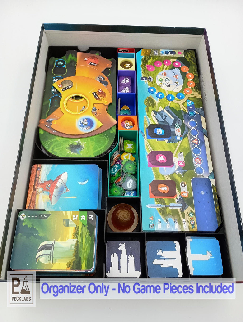 SETI and Space Agencies Expansion Game Insert/Organizer System