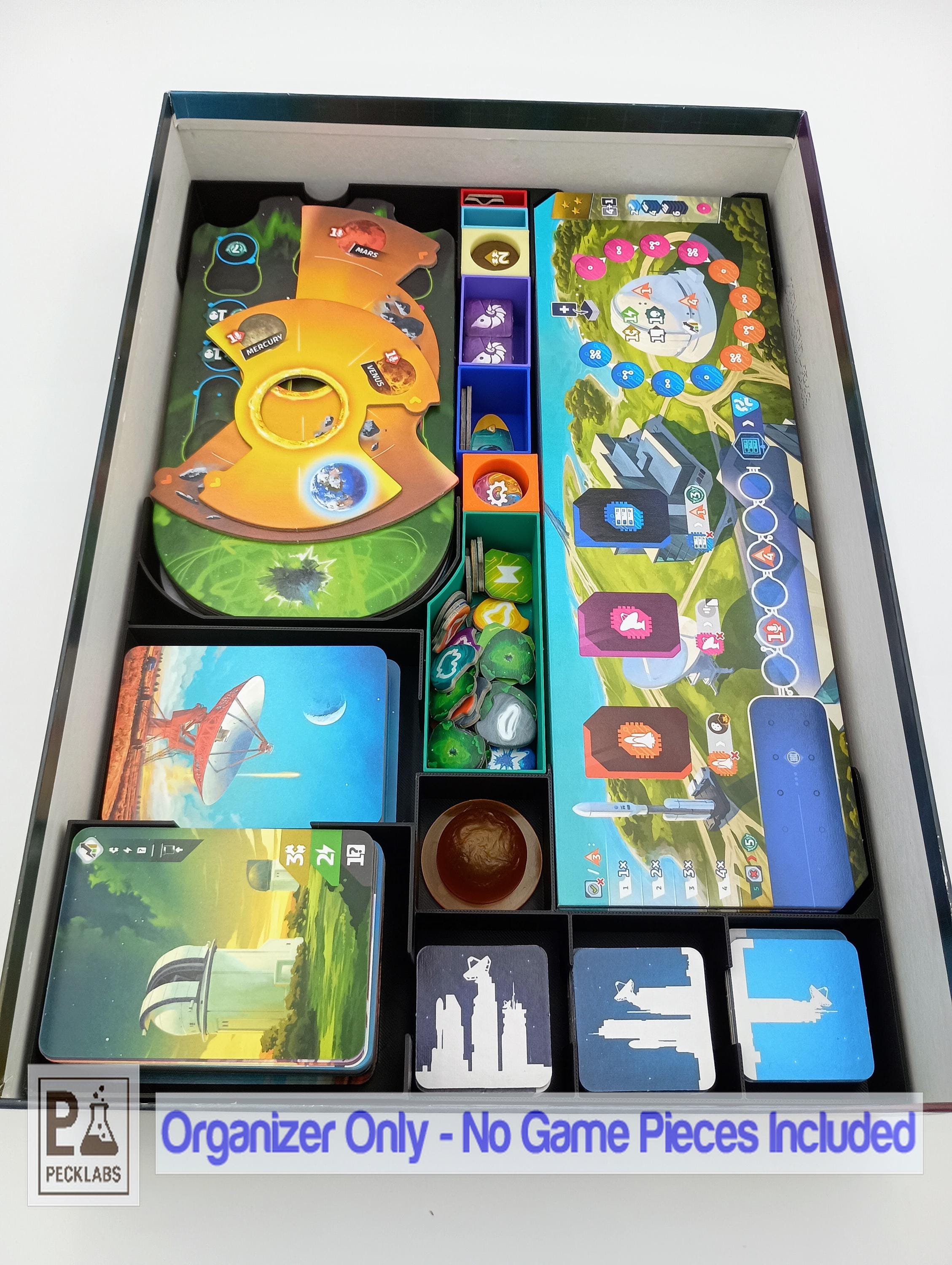 SETI and Space Agencies Expansion Game Insert/Organizer System