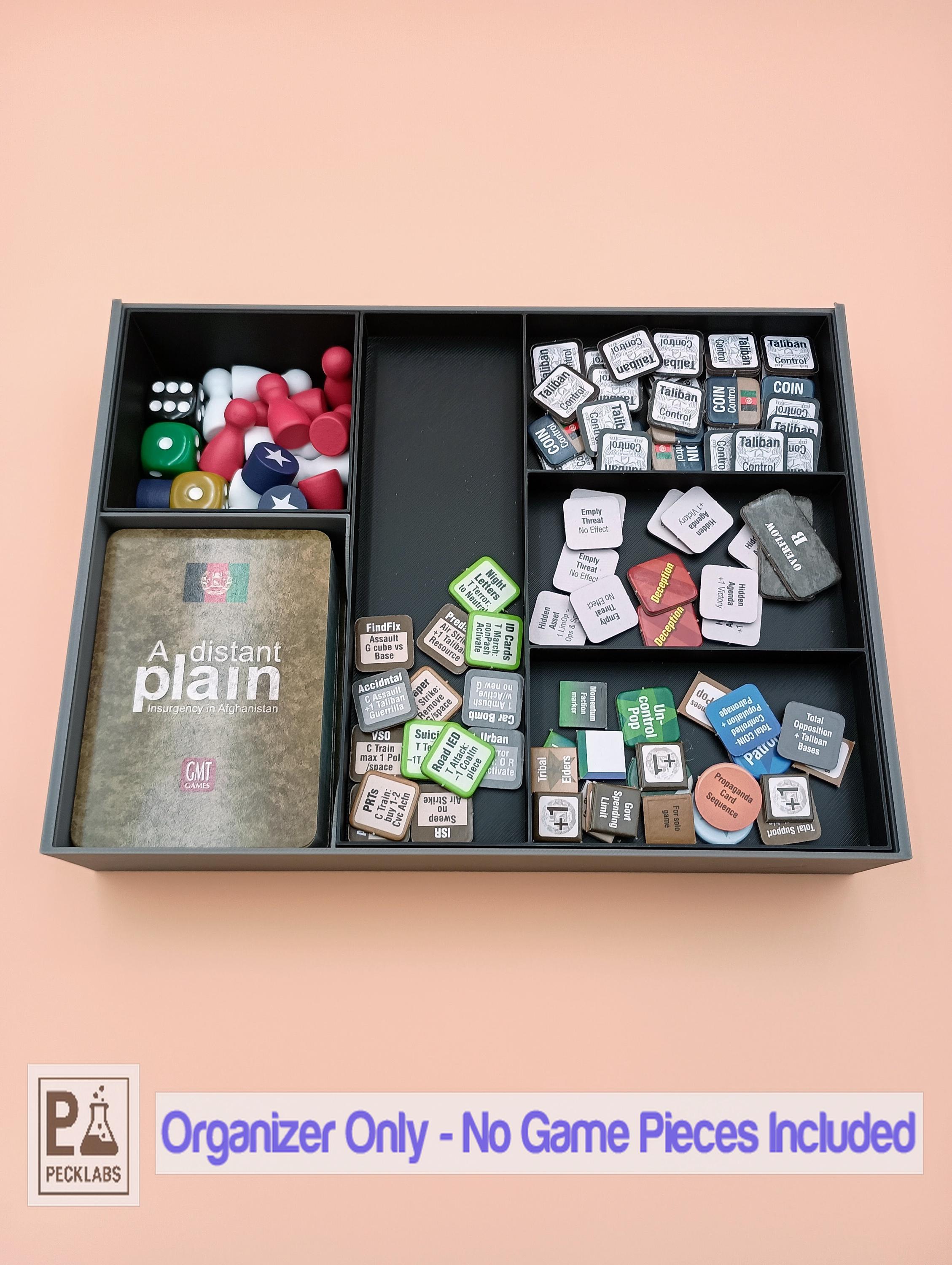 A Distant Plain COIN Volume III Board Game Storage and Organizer