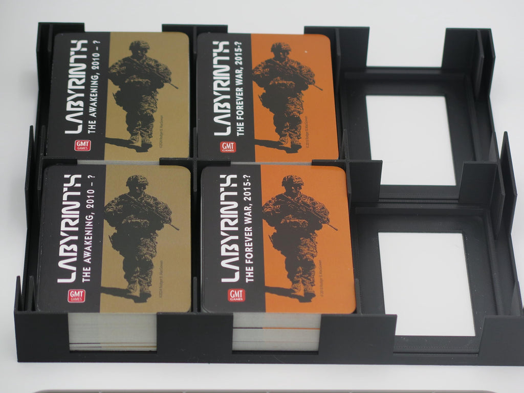 Labyrinth: The War on Terror Board Game Organizer & Insert. Compatible with all expansions.