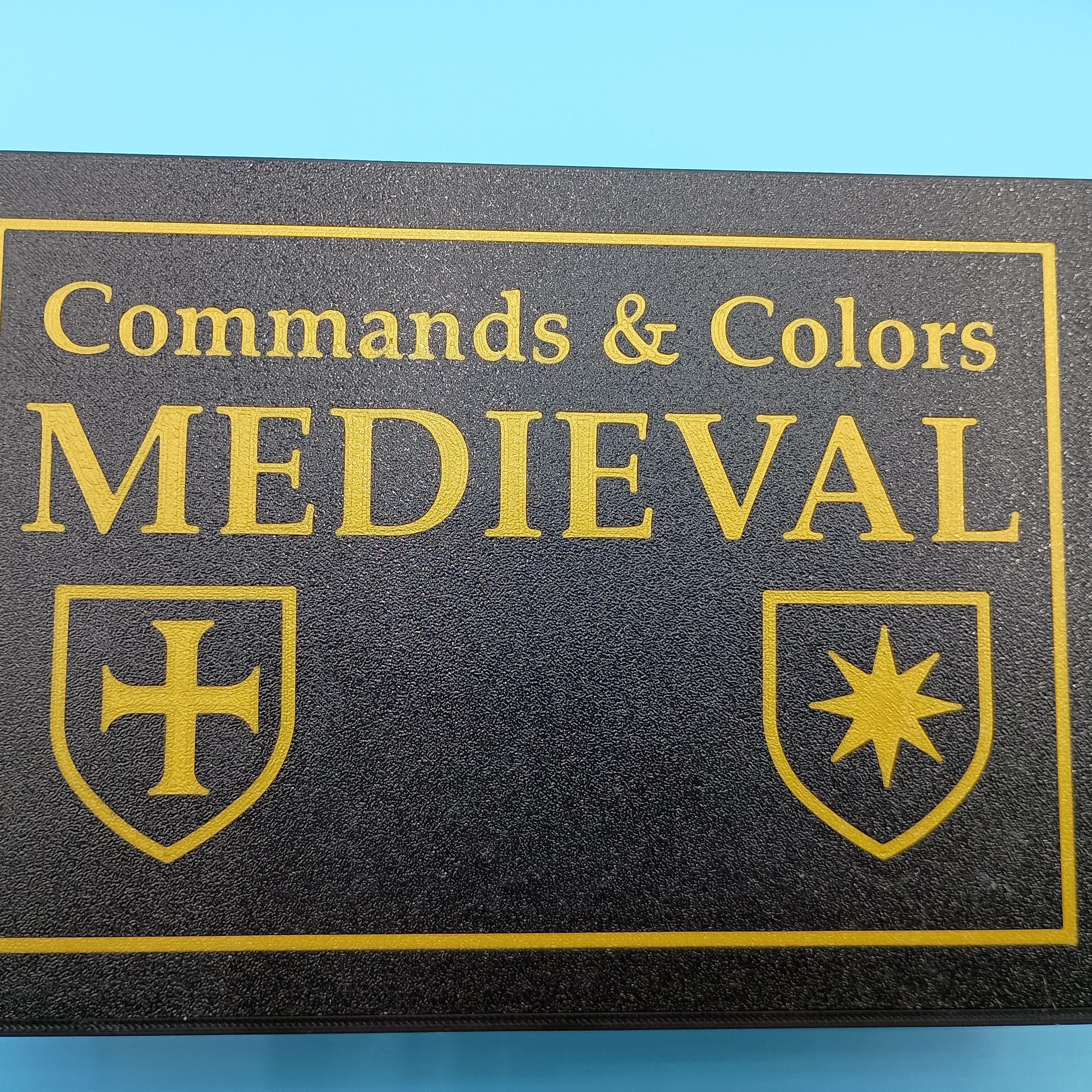 Commands and Colors Medieval Storage Organizer: Crusades Expansion Compatible with Snapping Lids