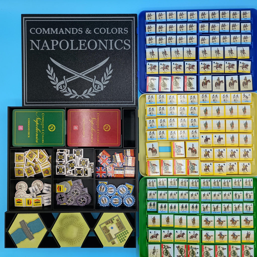 Commands and Colors Napoleonics Storage Organizer: All Expansions Compatible with Snapping Lids