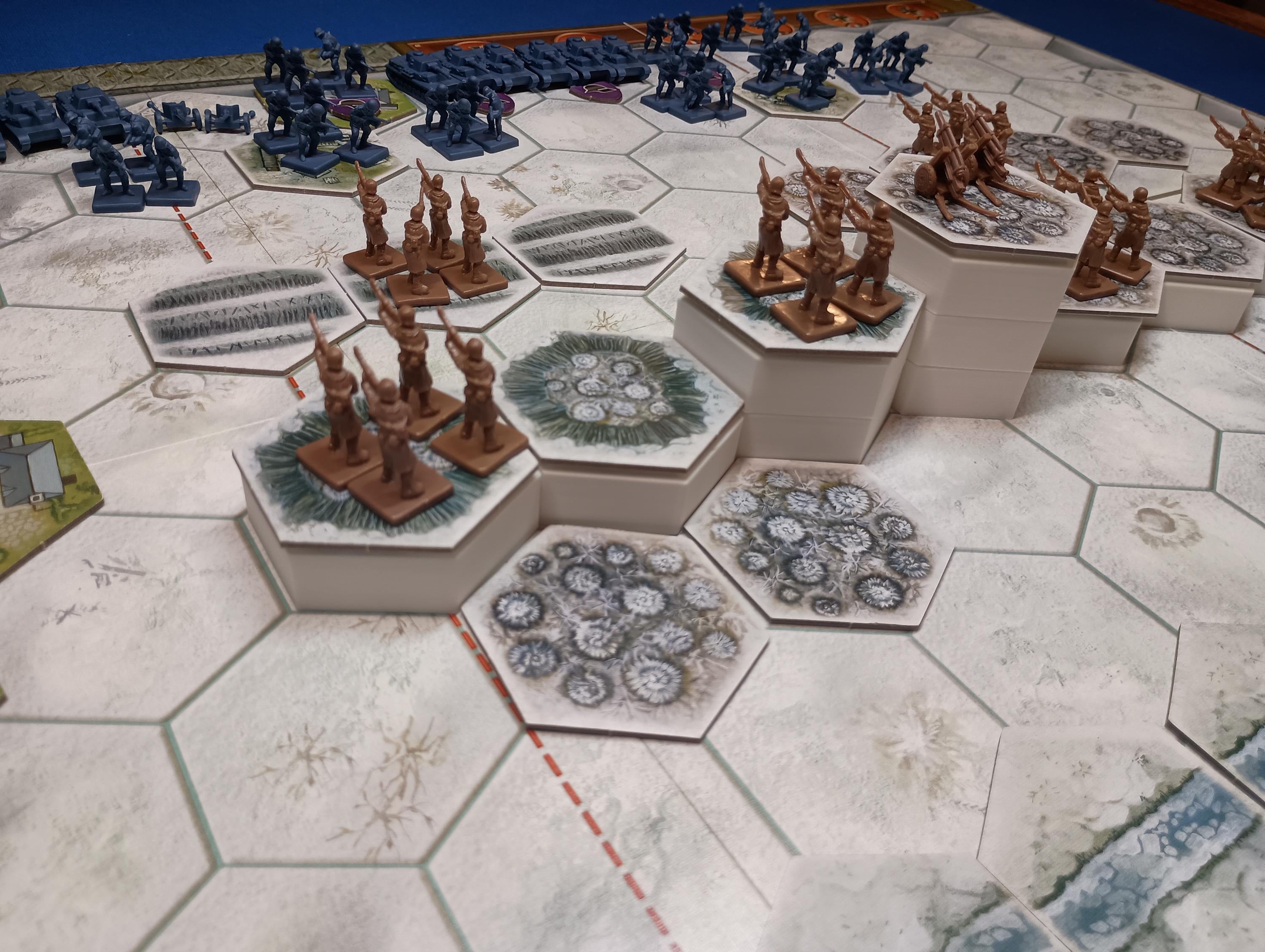 Stackable Hex Terrain Tiles 17MM: Memoir '44 & Command and Colors