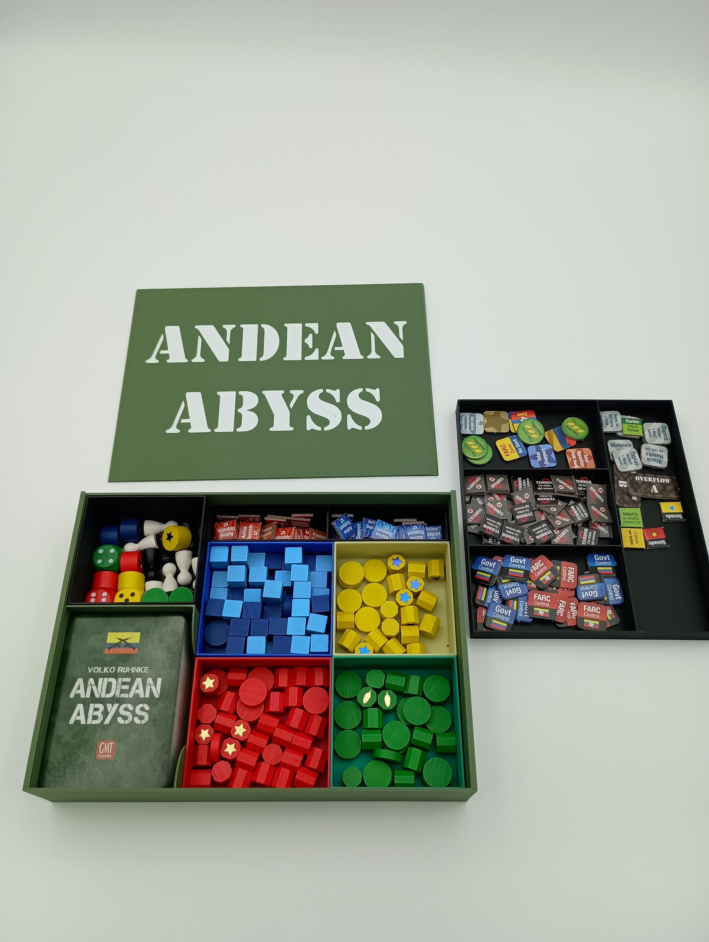 Andean Abyss Board Game Insert/Organizer