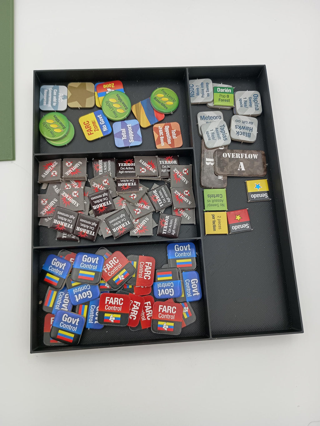 Andean Abyss Board Game Insert/Organizer