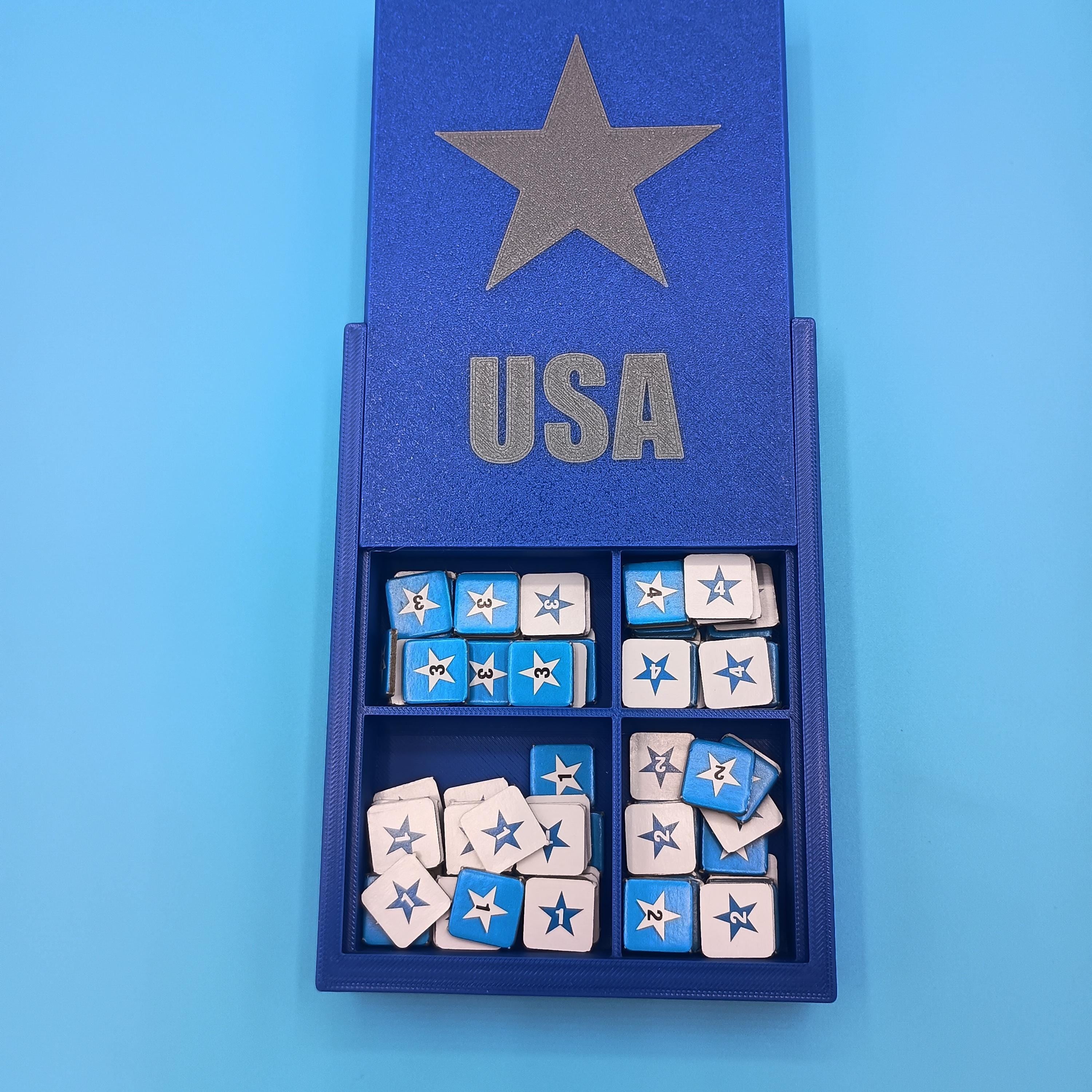 Twilight Struggle Organizer Insert with Sliding Lids