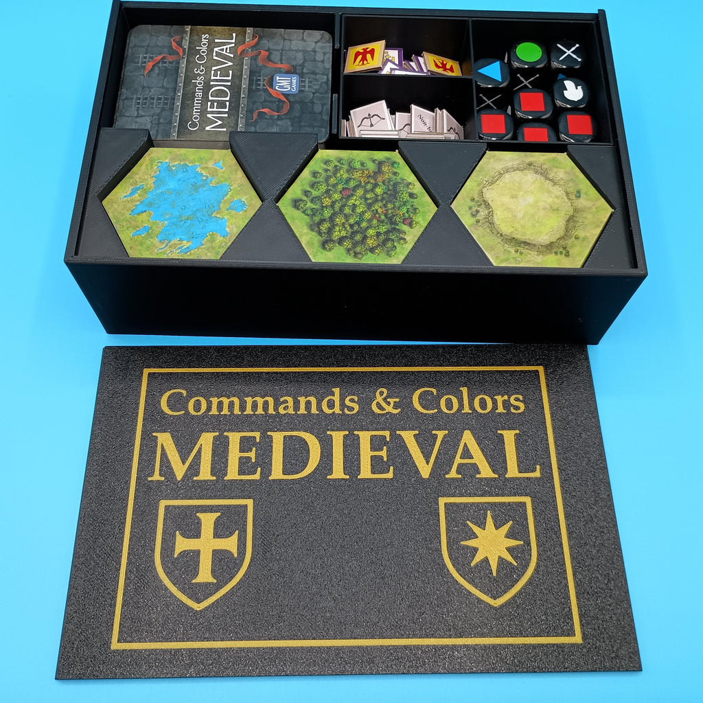 Commands and Colors Medieval Storage Organizer: Crusades Expansion Compatible with Snapping Lids