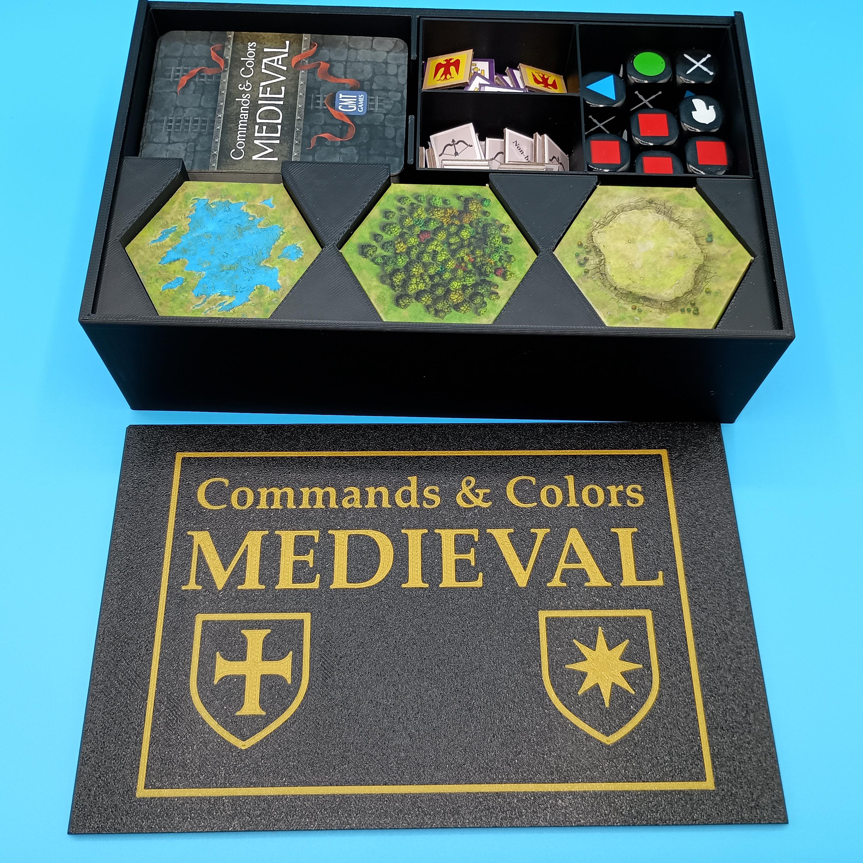 Commands and Colors Medieval Storage Organizer: Crusades Expansion Compatible with Snapping Lids