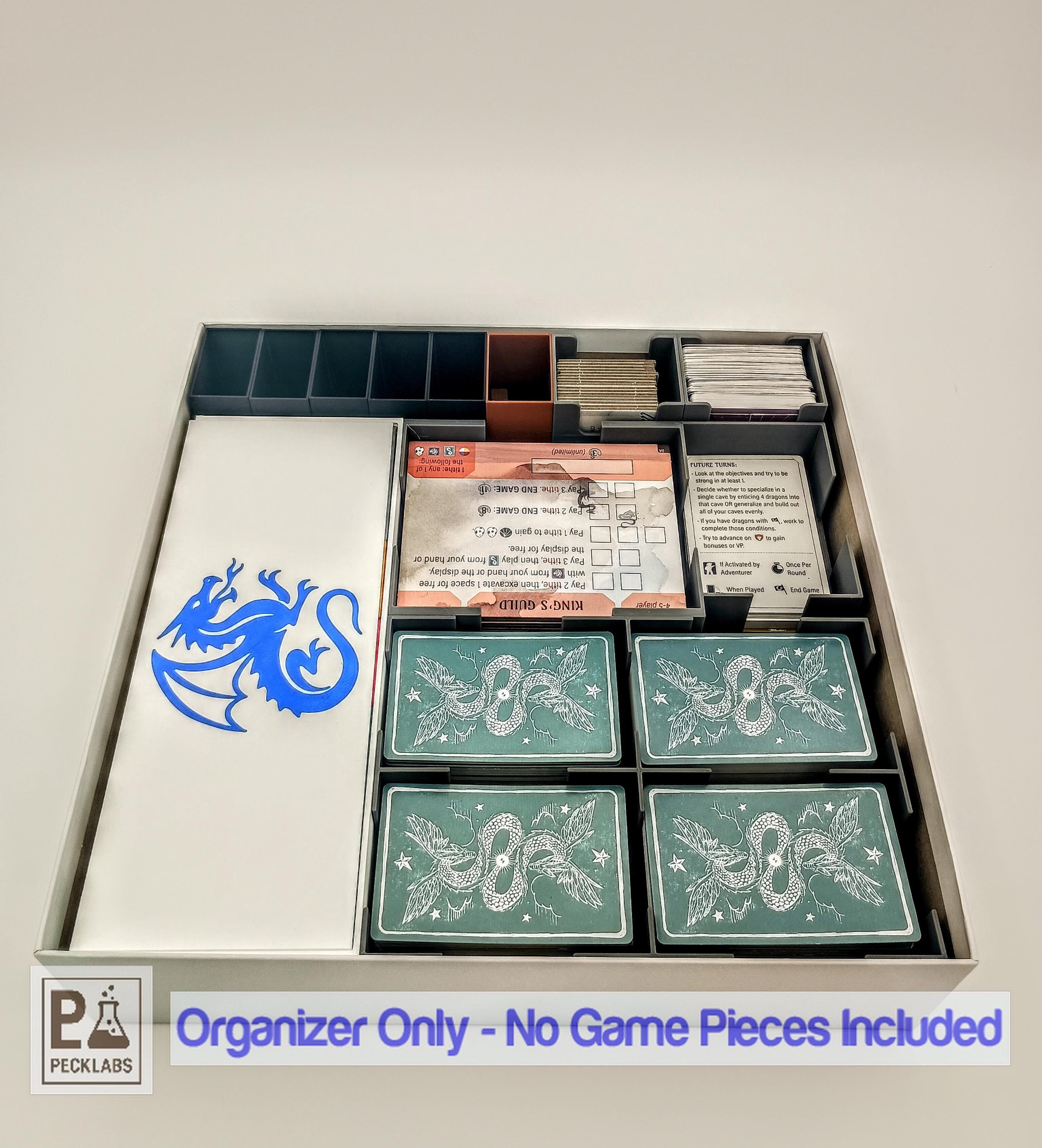 Wyrmspan and Wyrmspan Academy Compatible Game Storage Organizer
