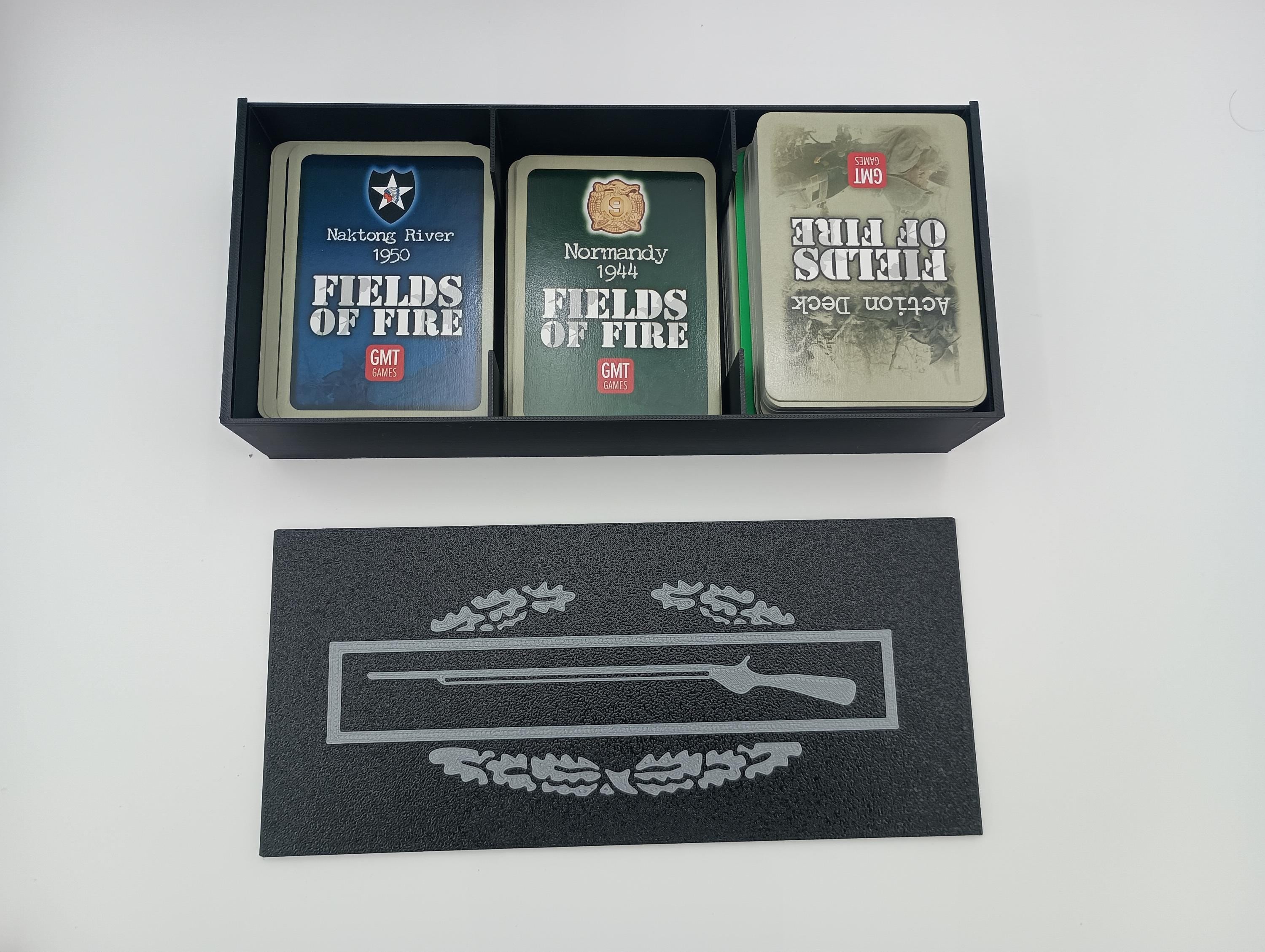Fields of Fire Deluxe: Board Game Insert & Organizer