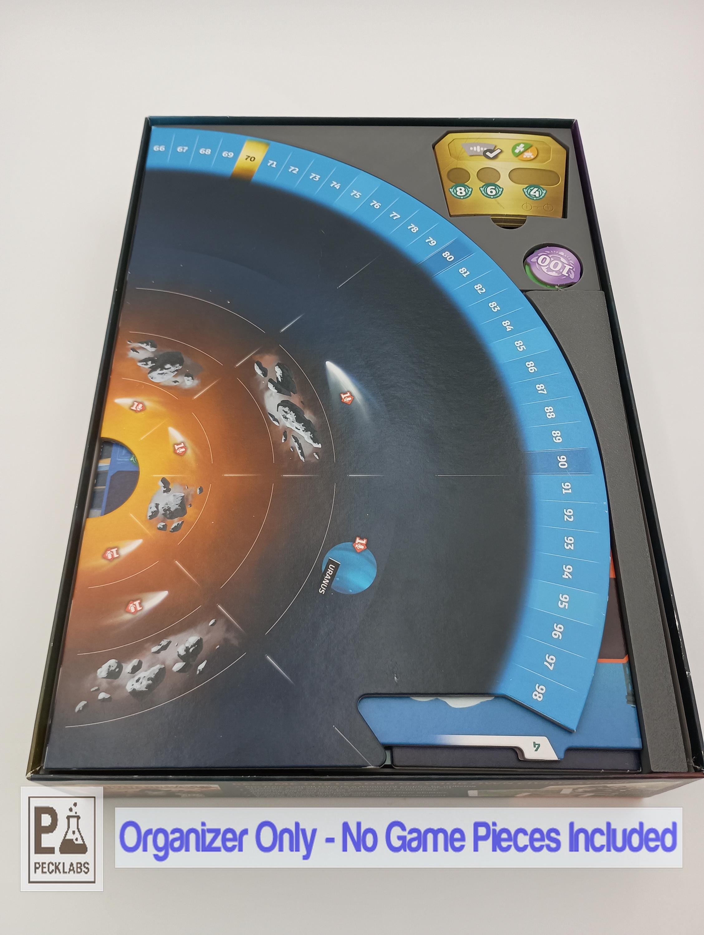 SETI and Space Agencies Expansion Game Insert/Organizer System