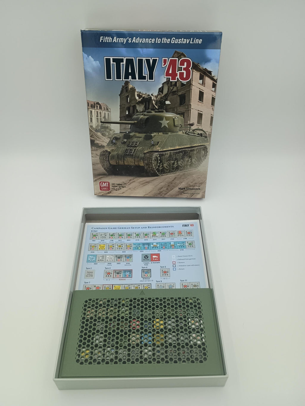 Italy 43 Board Game Counter Storage Organizer