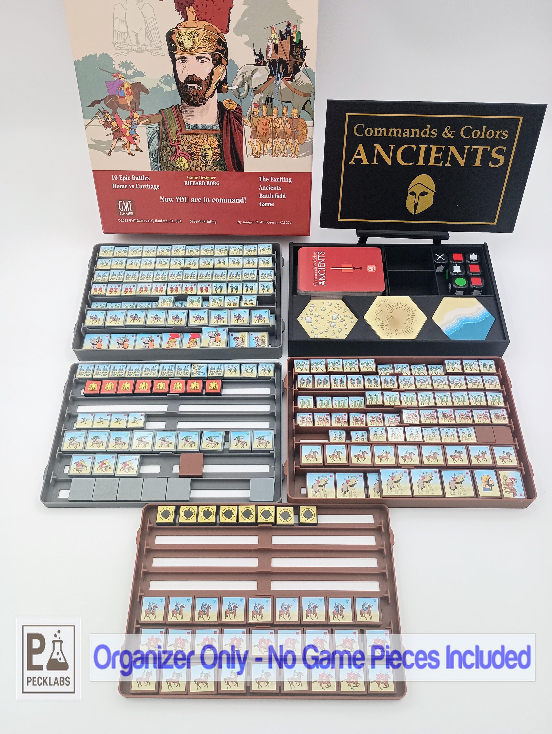 Commands and Colors Ancients All Expansions Storage Insert / Organizer