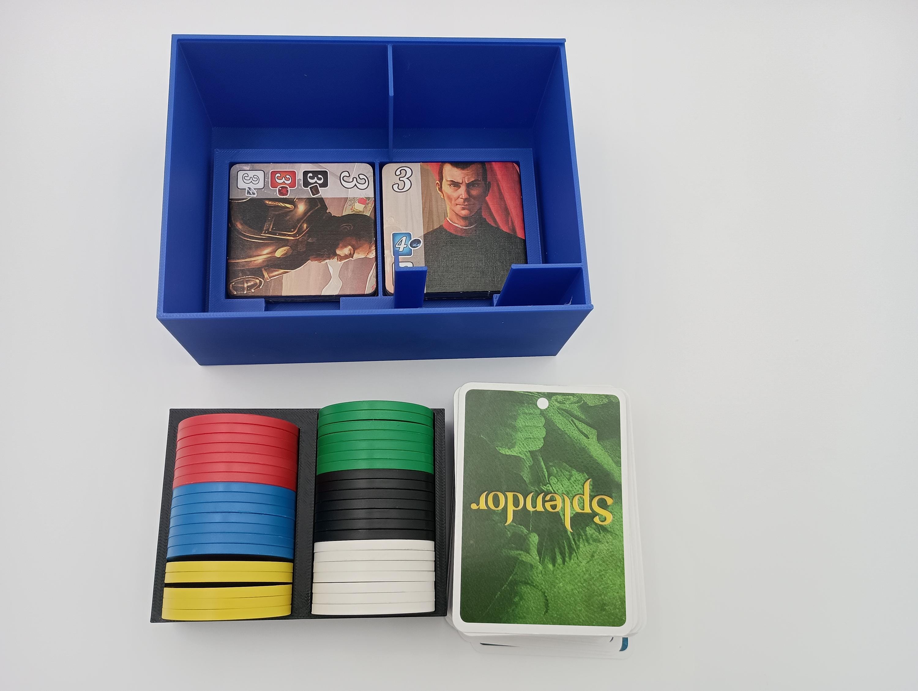 Splendor board game organizer and travel box