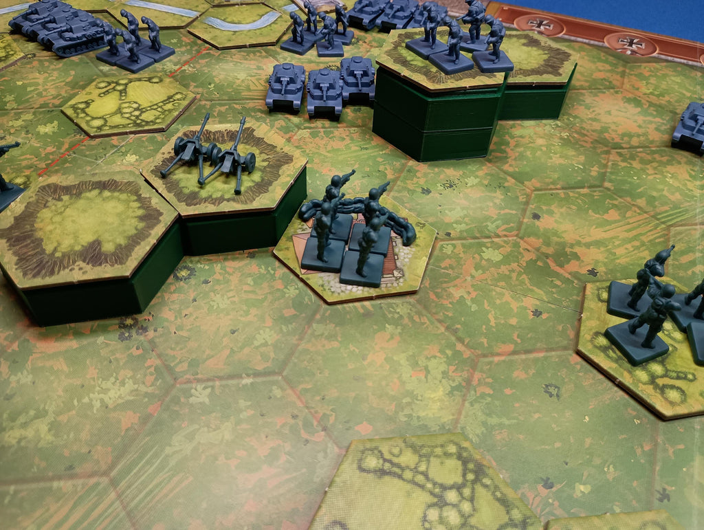 Stackable Hex Terrain Tiles 17MM: Memoir '44 & Command and Colors