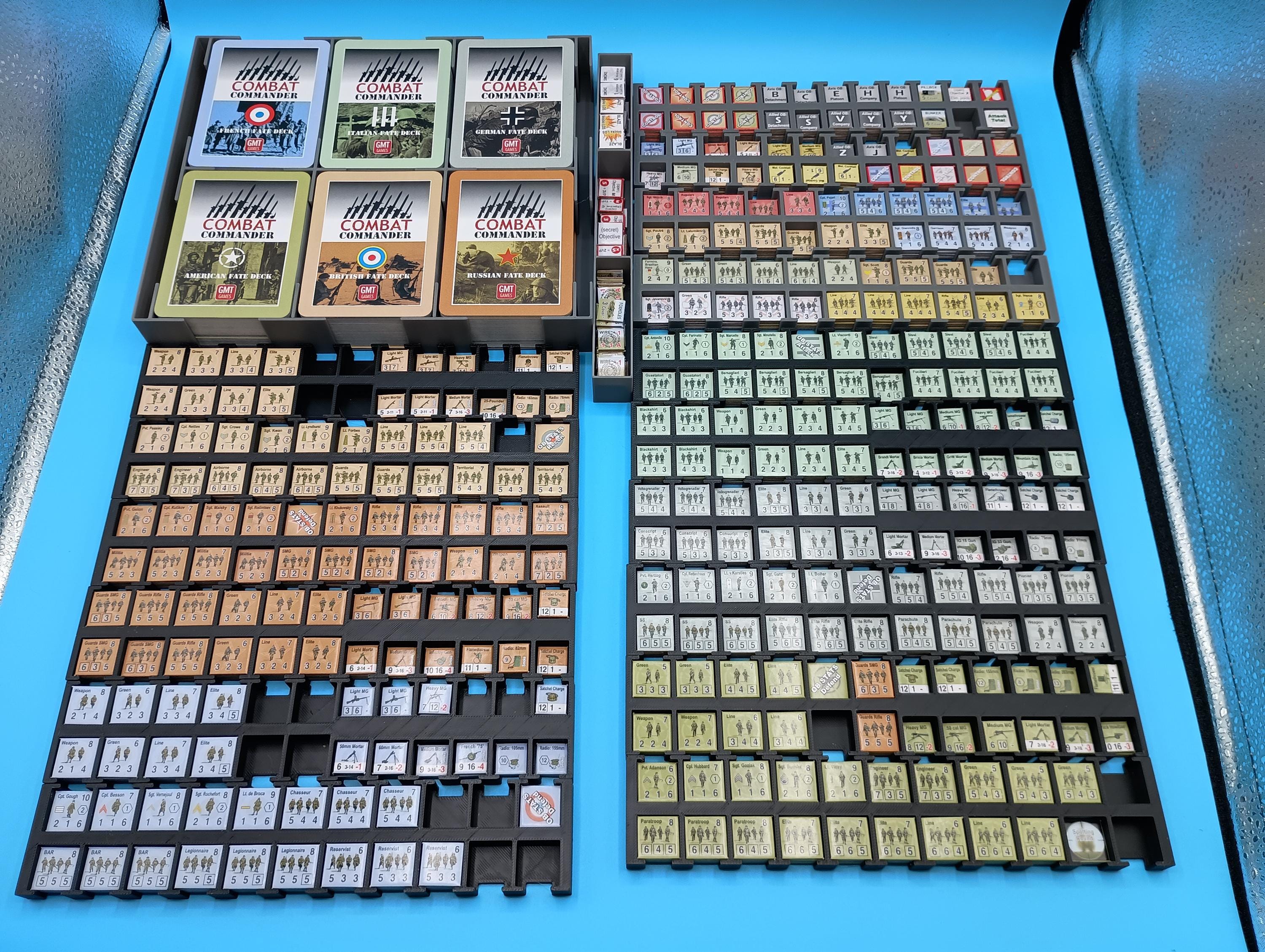 Combat Commander 20th Anniversary Edition Storage Organizer