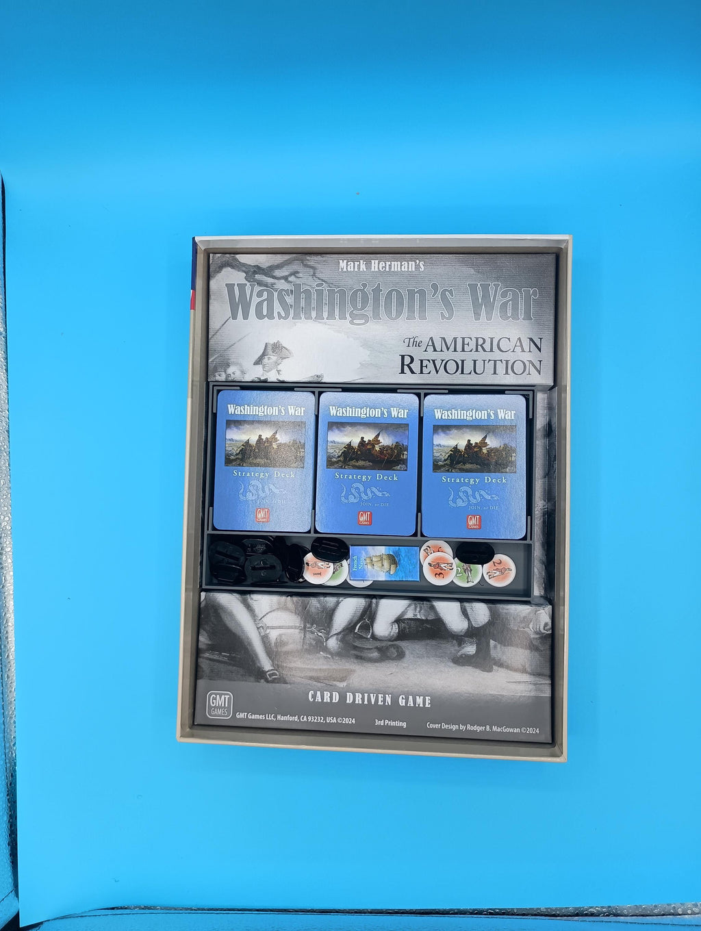 Washington's War Game Organizer Insert: GMT Board Game Storage