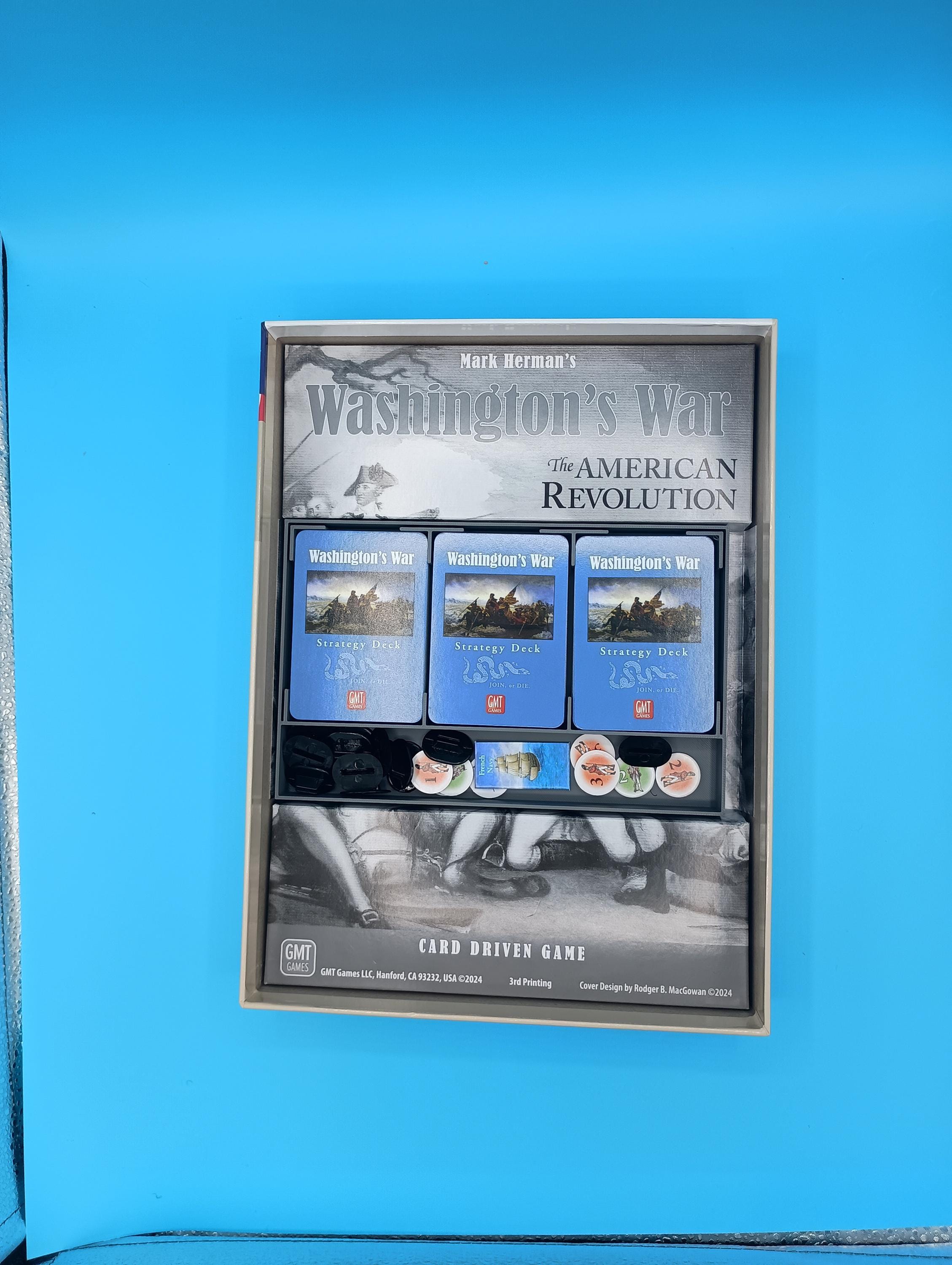 Washington's War Game Organizer Insert: GMT Board Game Storage