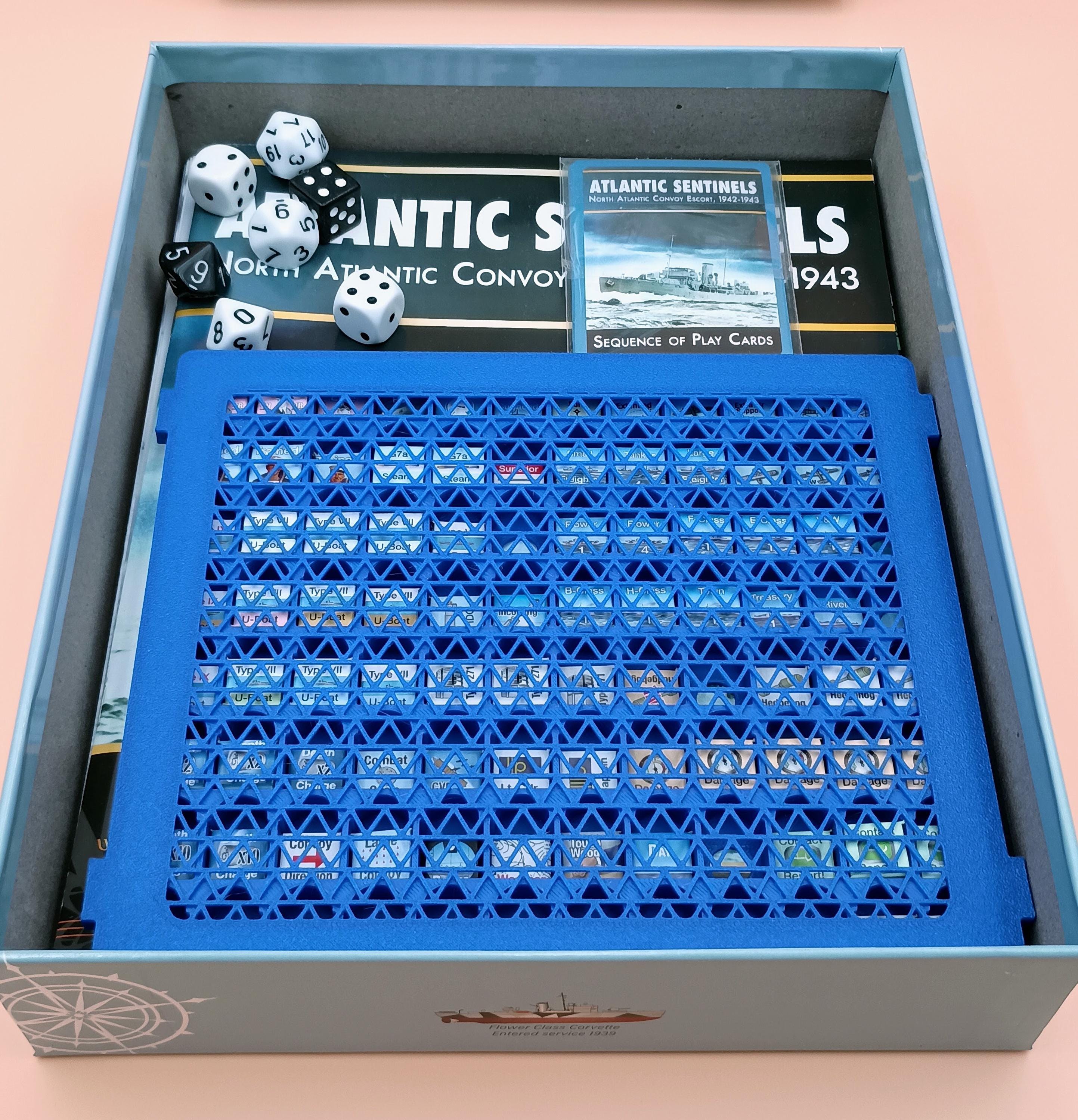 Atlantic Sentinels Wargame Counter Storage Tray and Lid