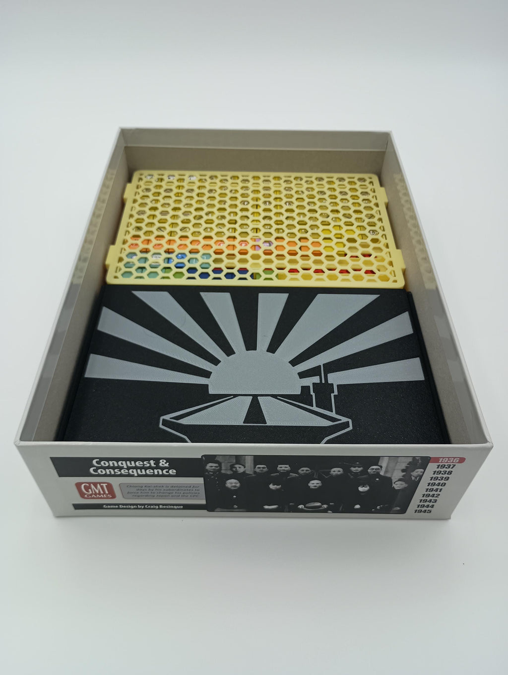Conquest & Consequence Game Storage Organizer