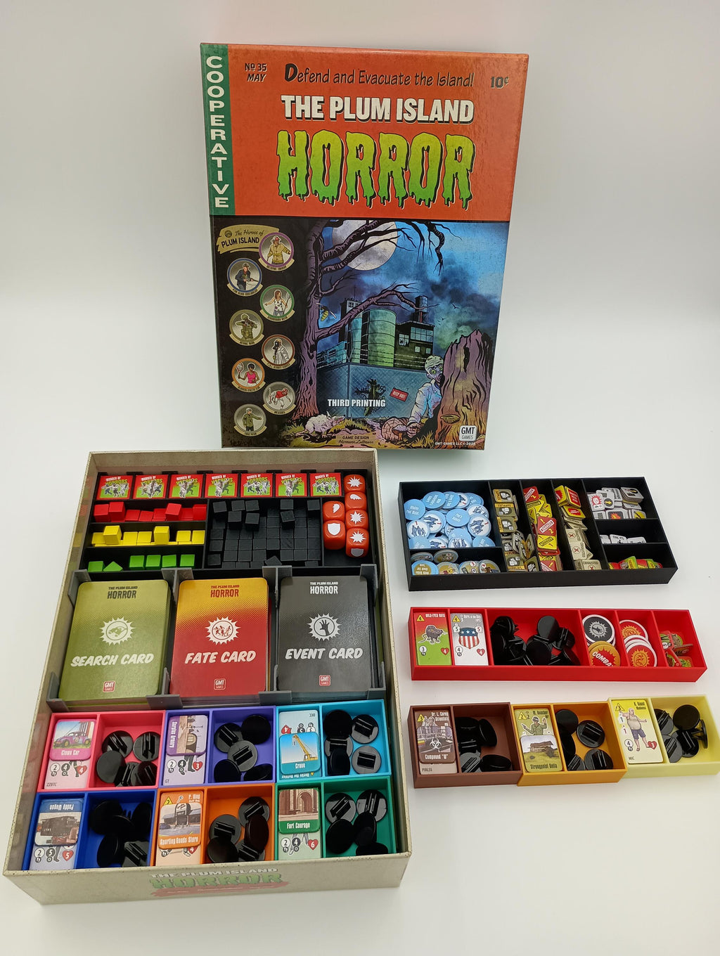 The Plum Island Horror & More of a Bad Thing Expansion Insert/Organizer