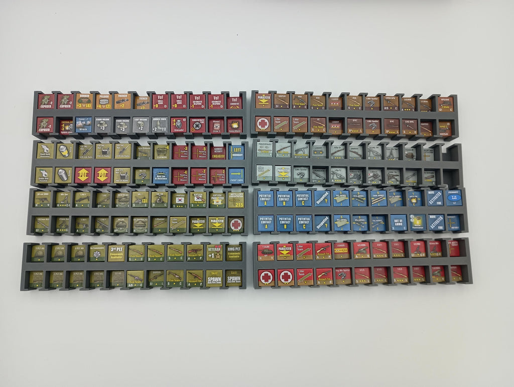 Fields of Fire Deluxe: Board Game Insert & Organizer