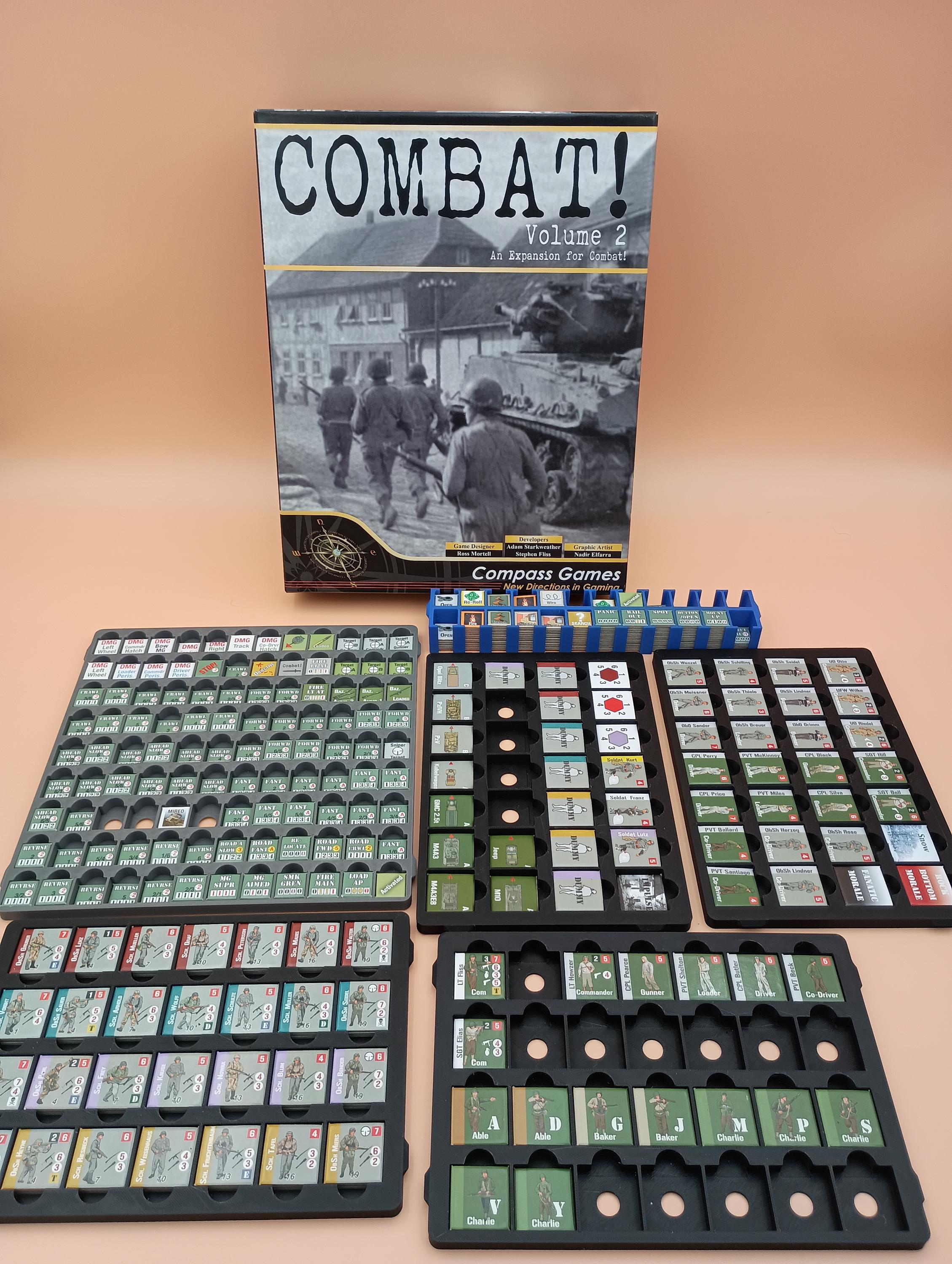 Combat! Volume 2 Game Storage Insert System