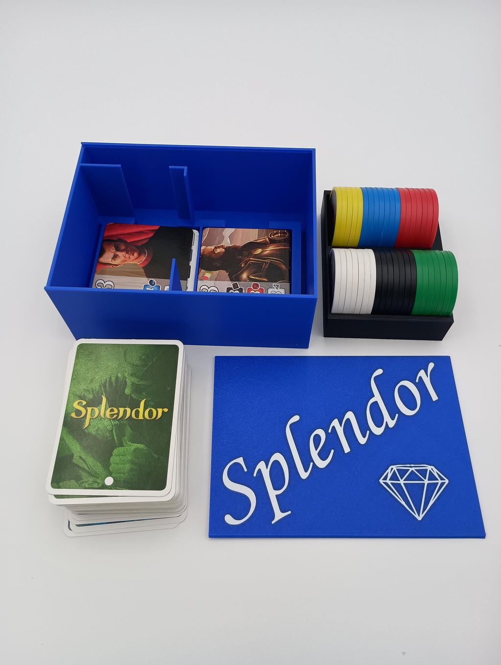 Splendor board game organizer and travel box