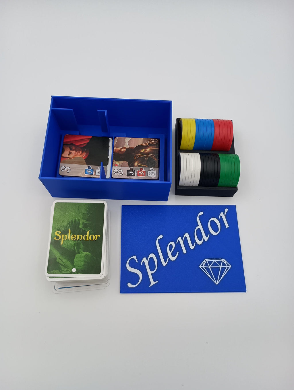Splendor board game organizer and travel box