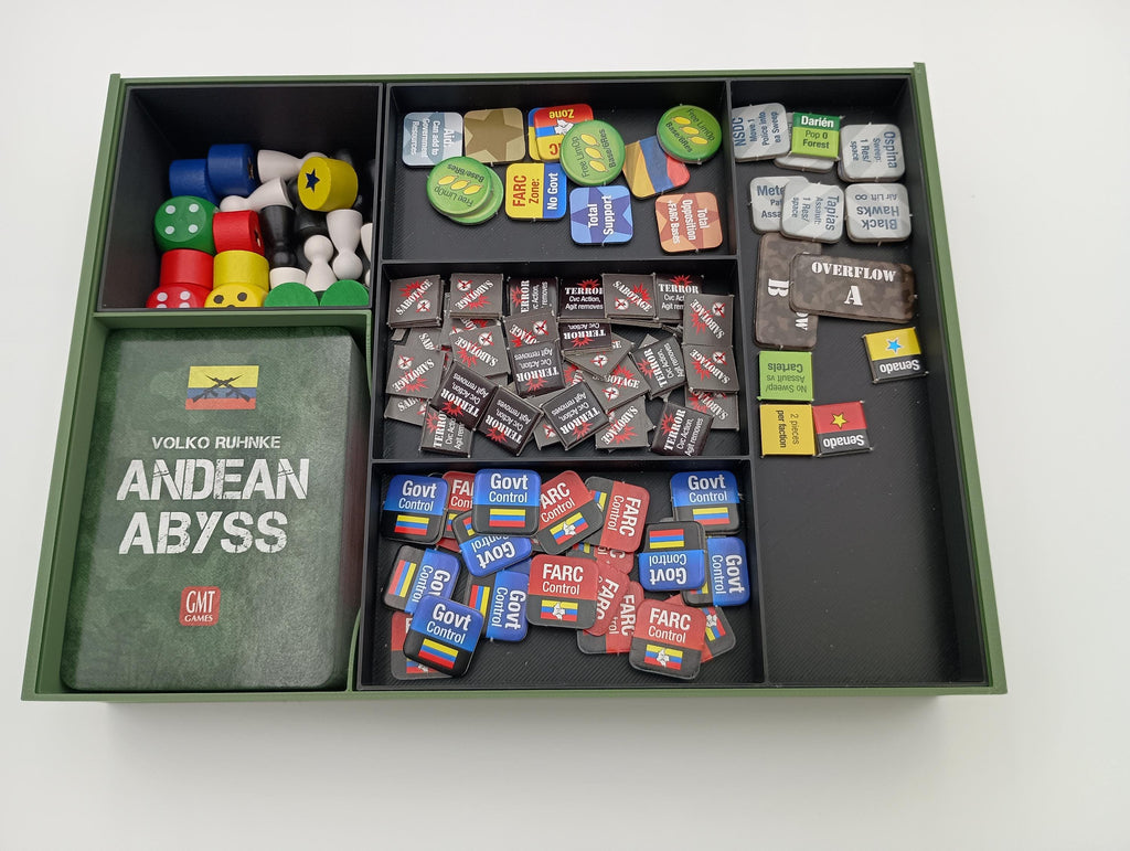 Andean Abyss Board Game Insert/Organizer