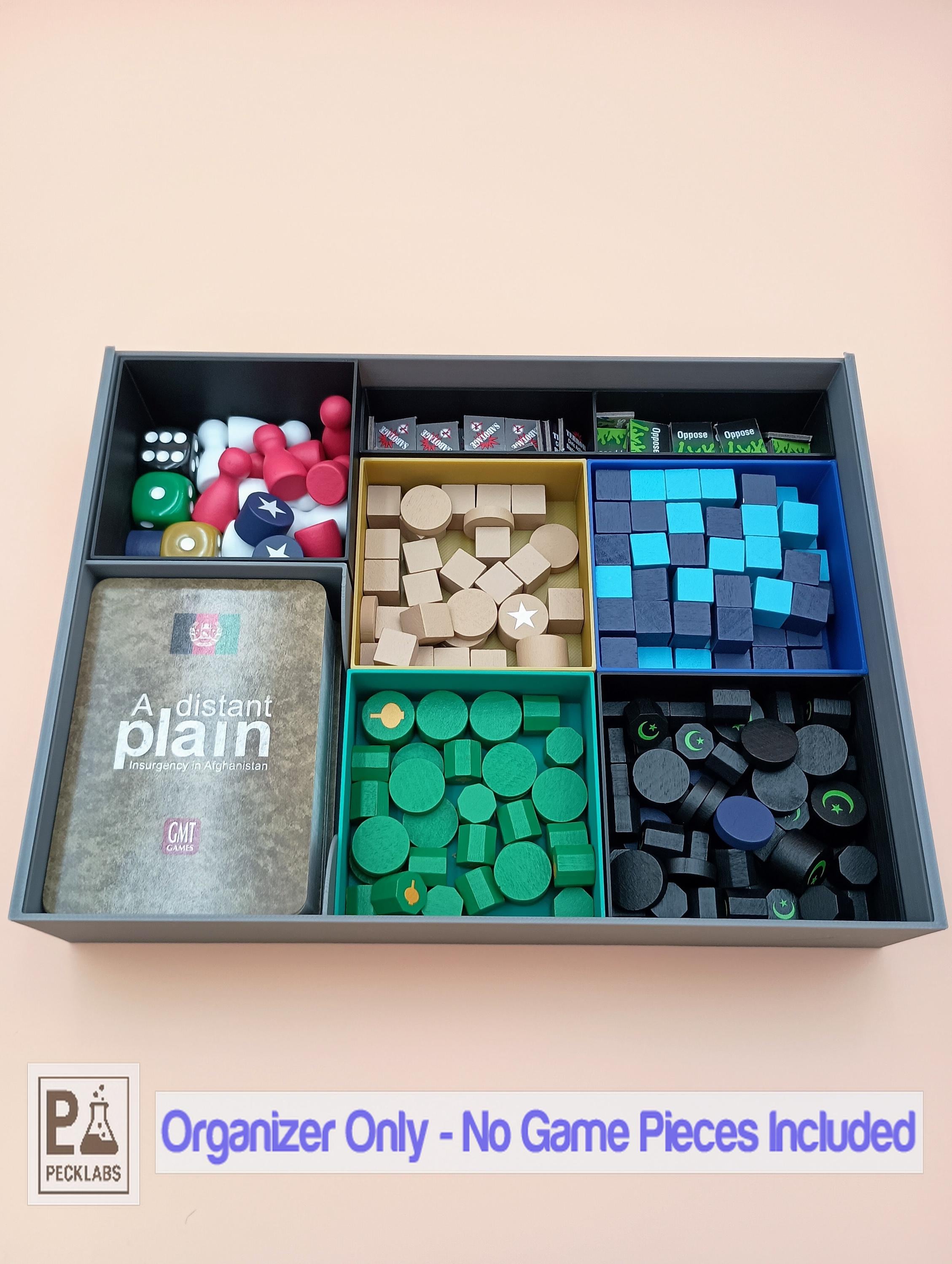 A Distant Plain COIN Volume III Board Game Storage and Organizer