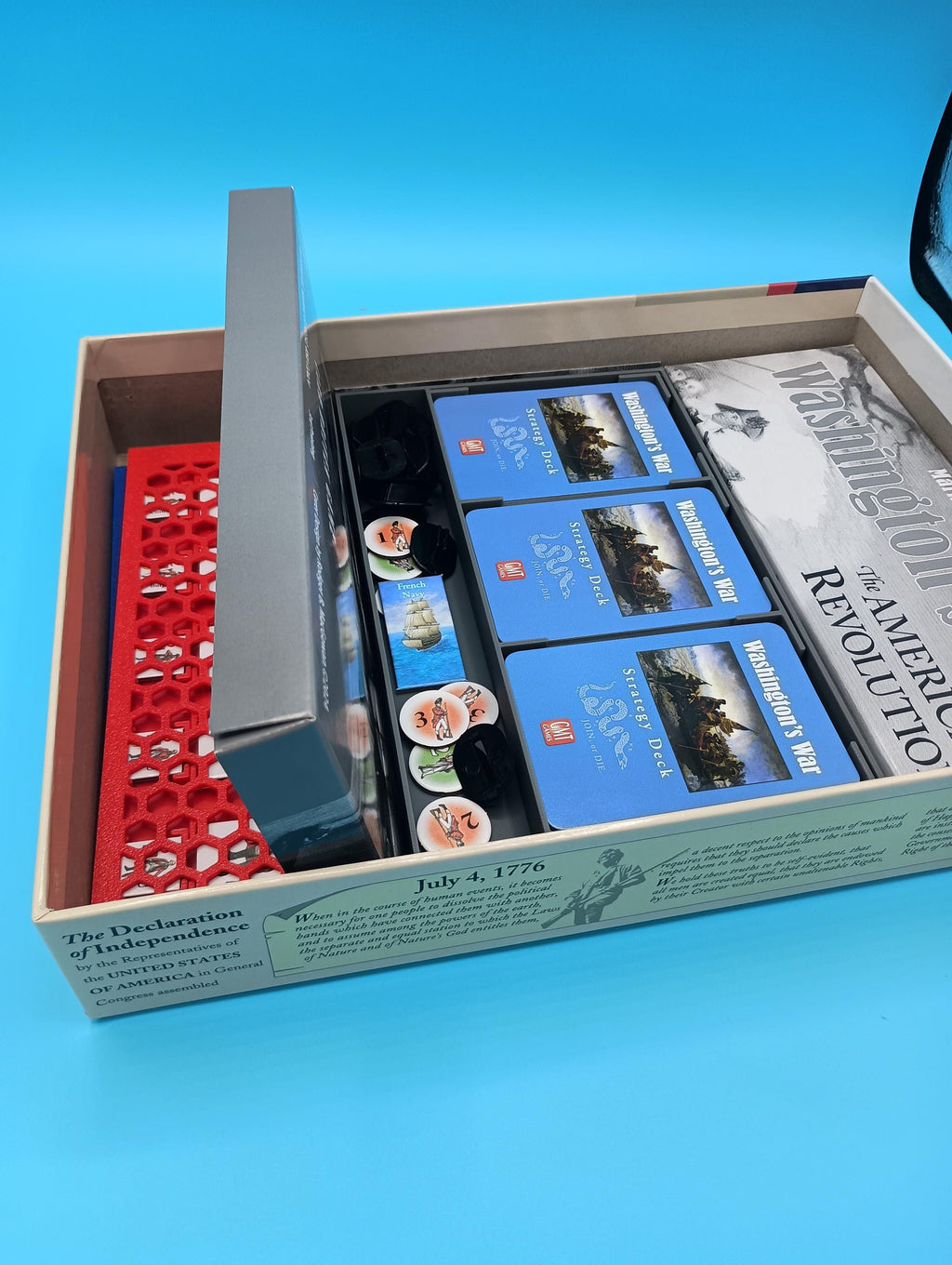 Washington's War Game Organizer Insert: GMT Board Game Storage