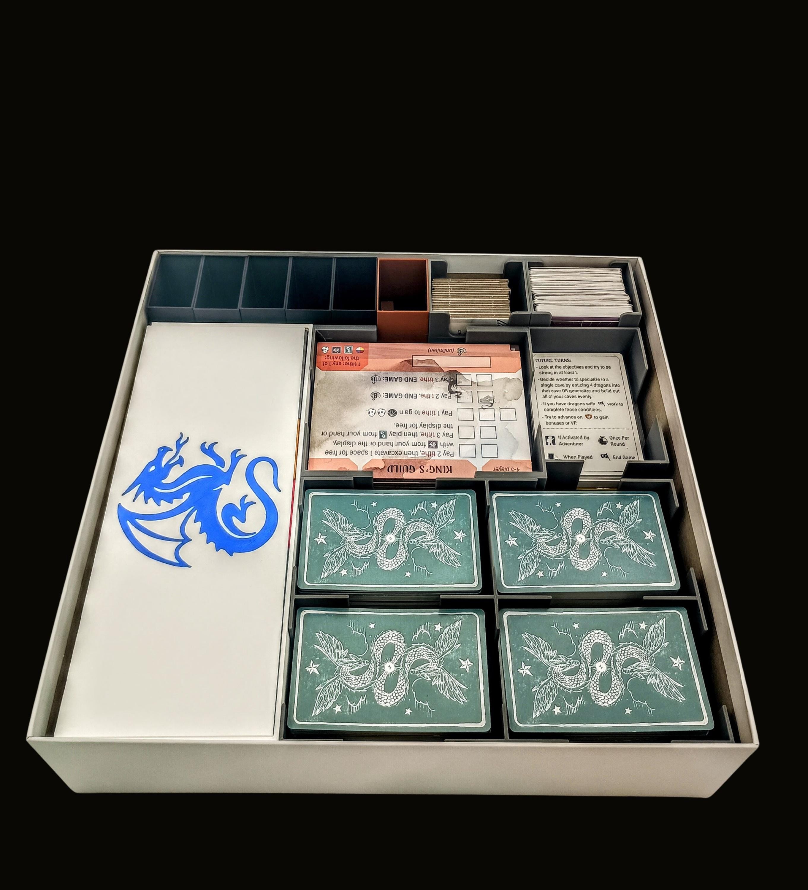 Wyrmspan and Wyrmspan Academy Compatible Game Storage Organizer