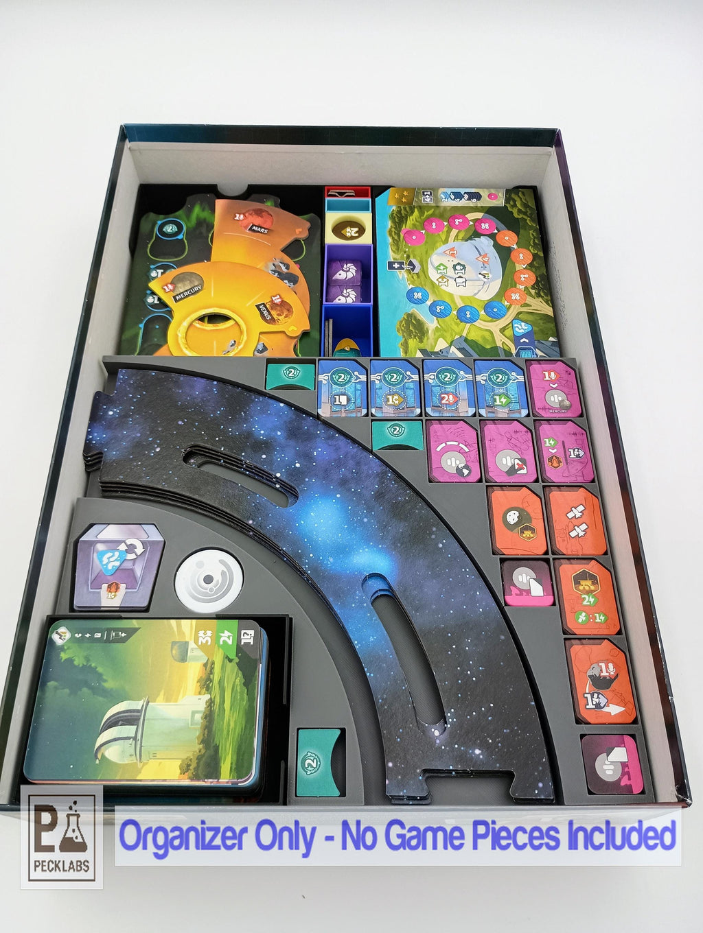 SETI and Space Agencies Expansion Game Insert/Organizer System